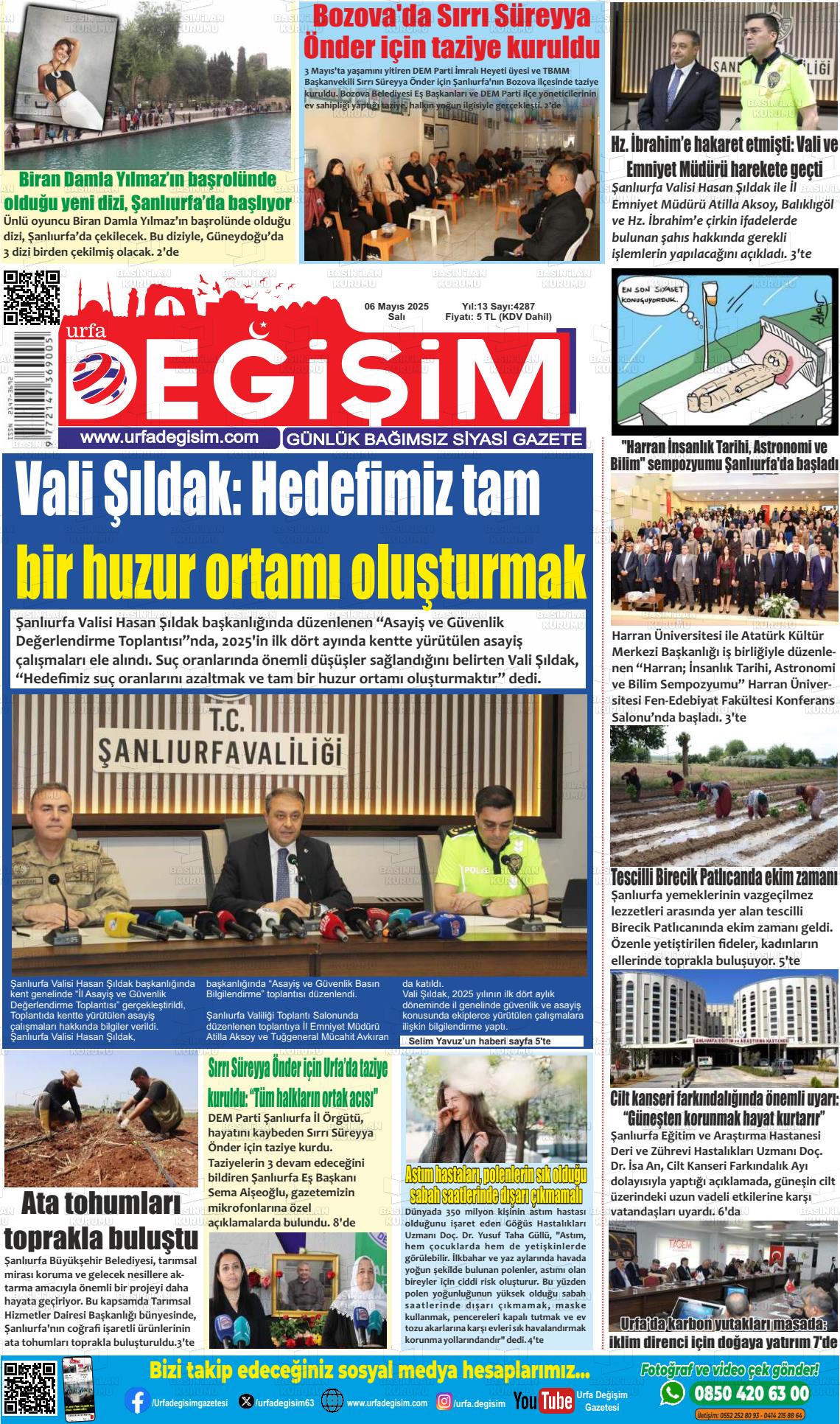 URFA DEĞİŞİM Gazetesi