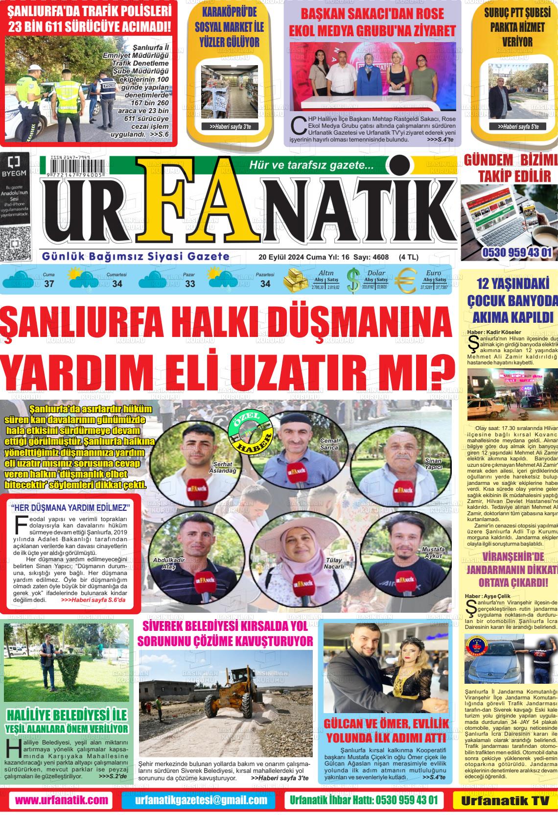 URFANATİK Gazetesi