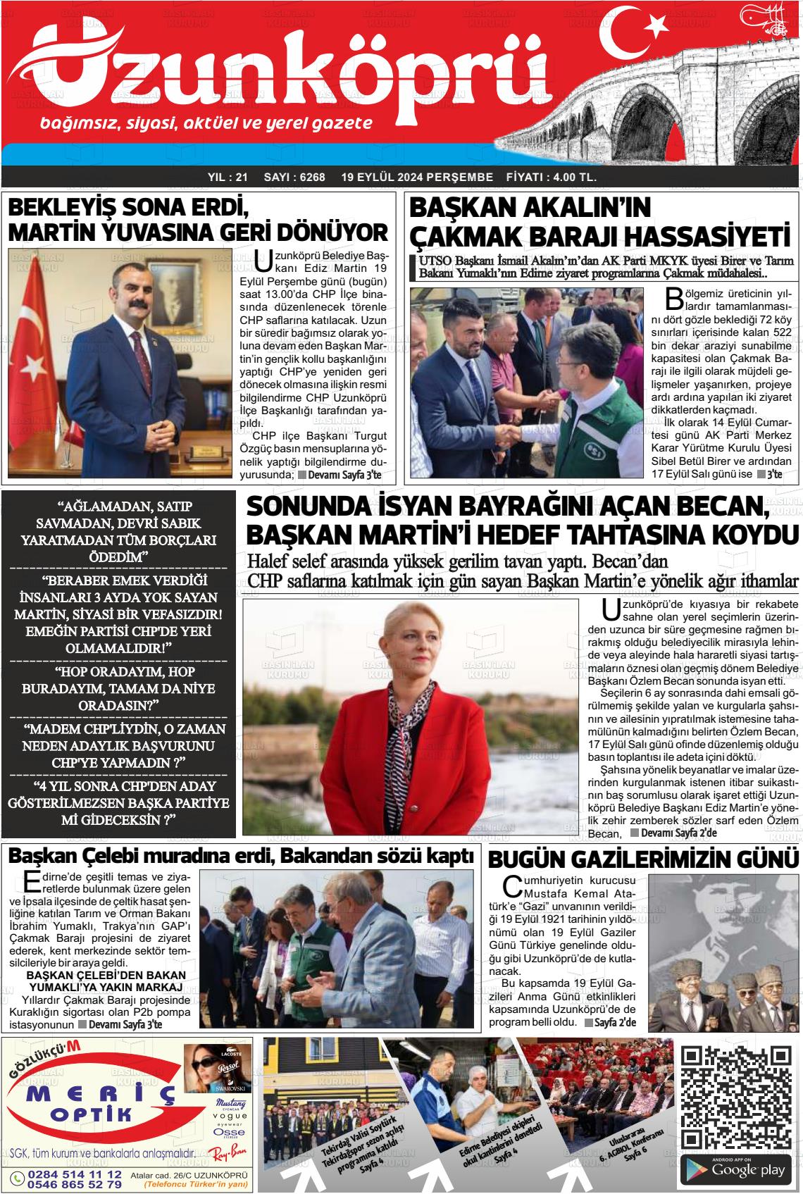 UZUNKÖPRÜ Gazetesi