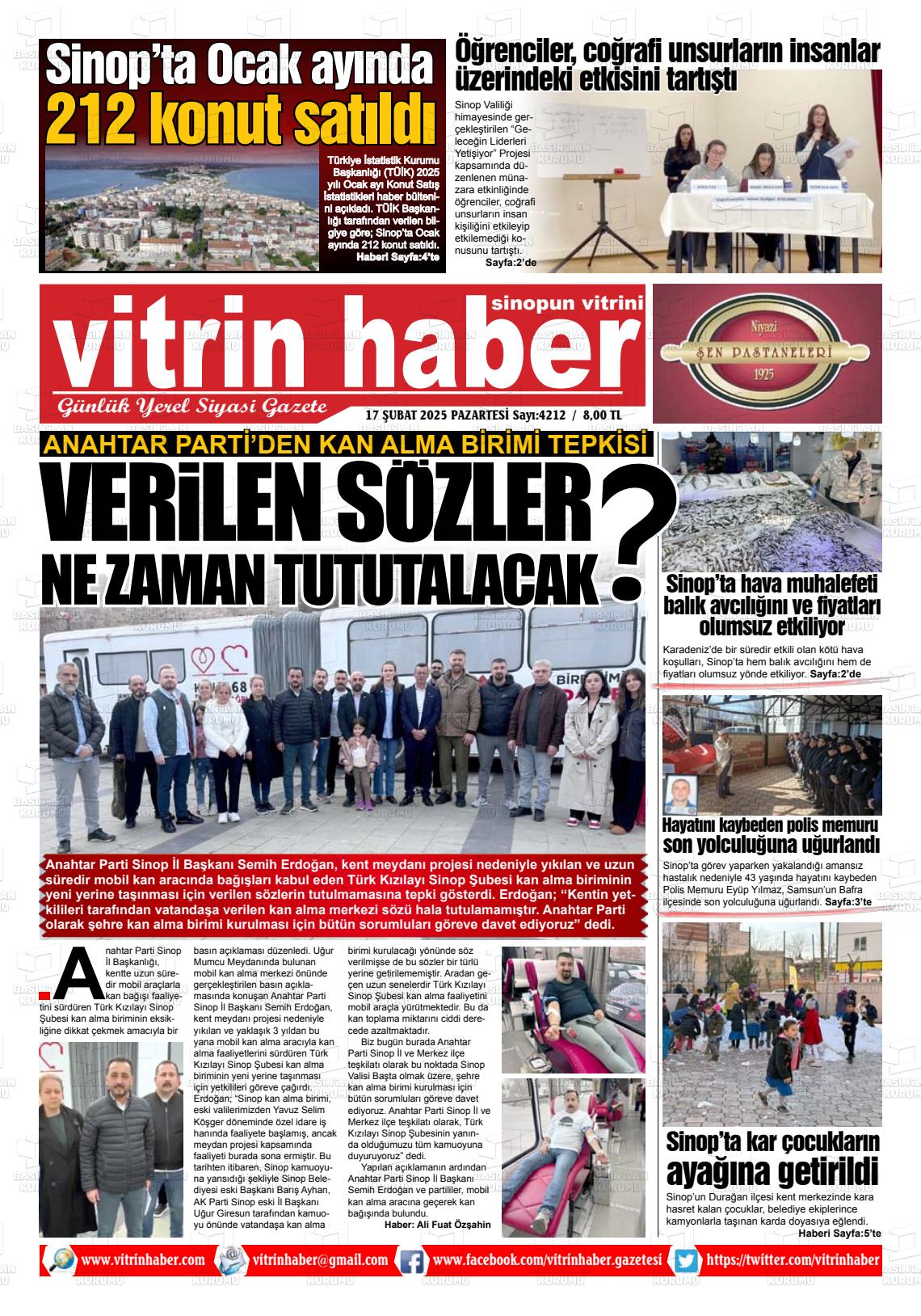 VİTRİN HABER Gazetesi