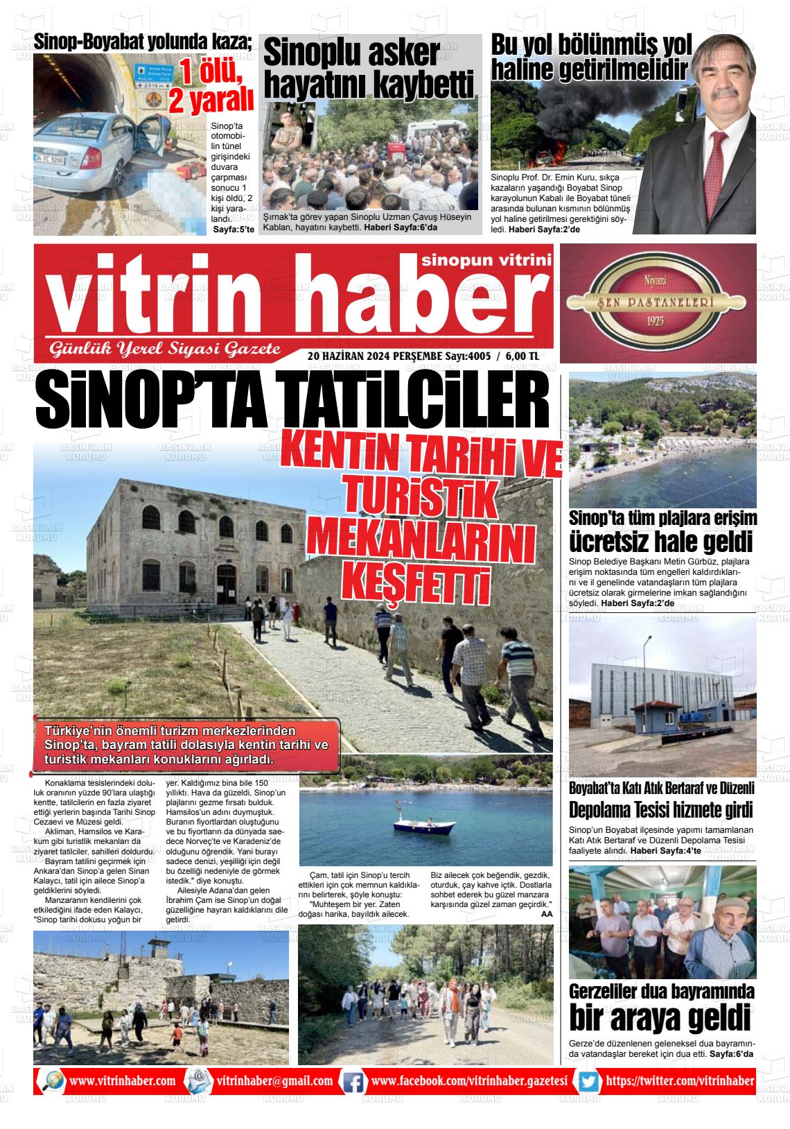 VİTRİN HABER Gazetesi