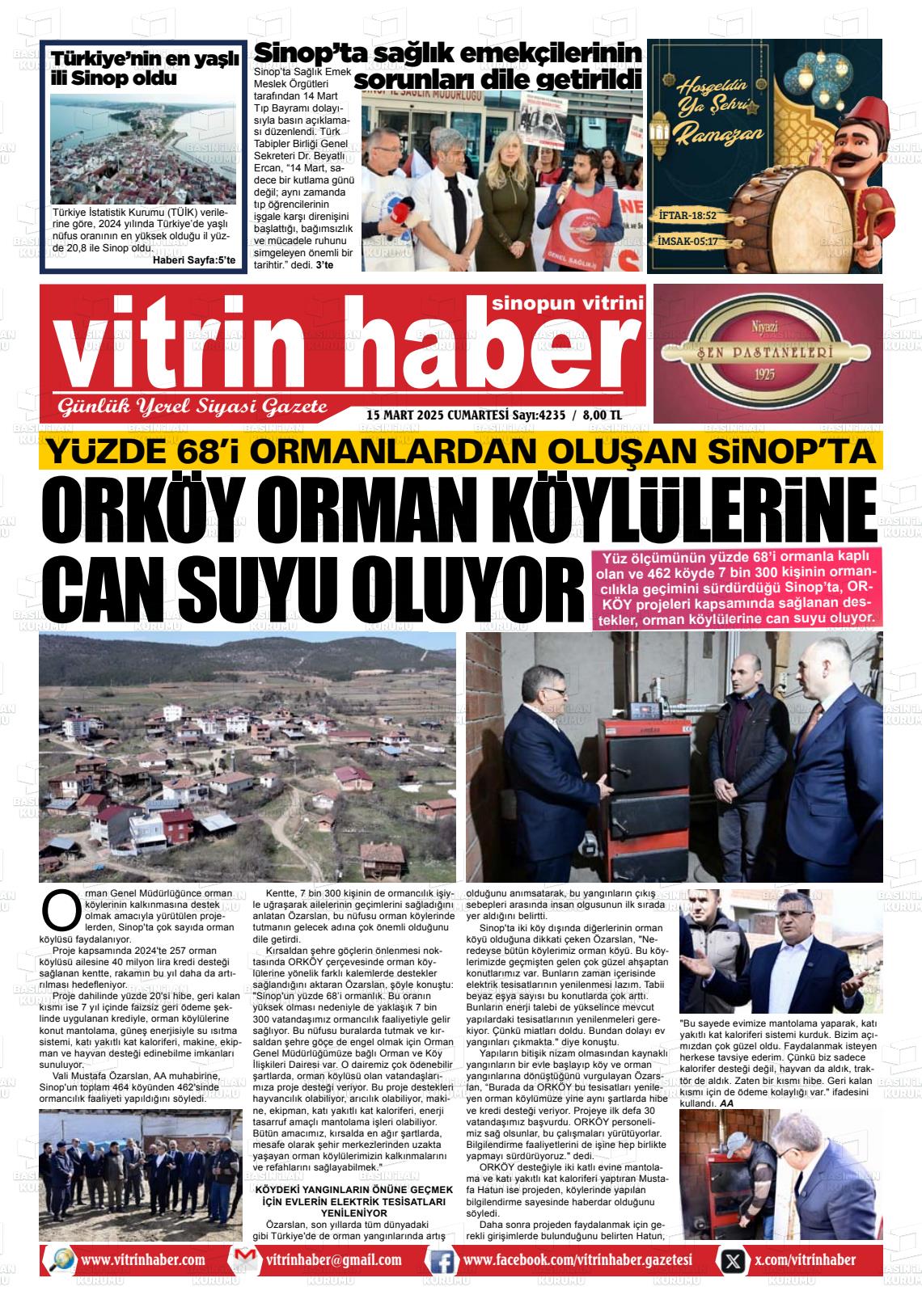 VİTRİN HABER Gazetesi