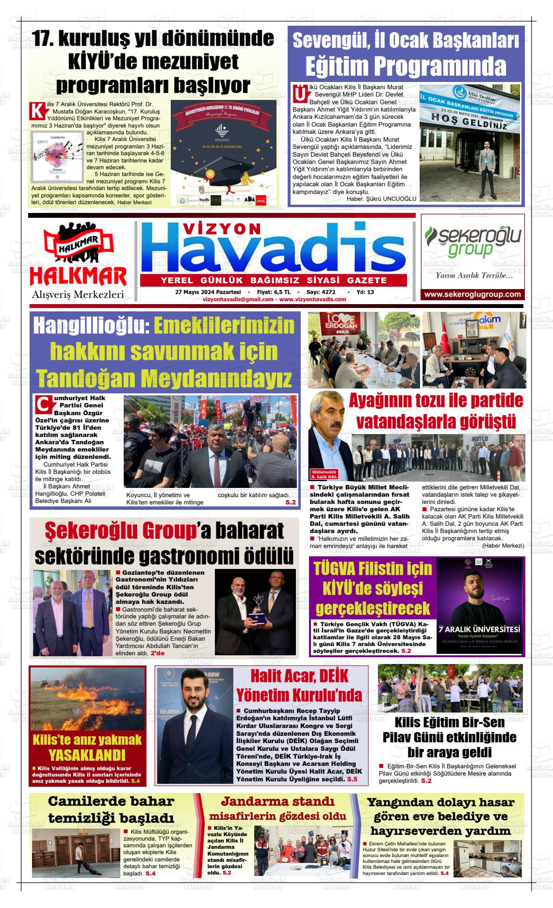 VİZYON HAVADİS Gazetesi