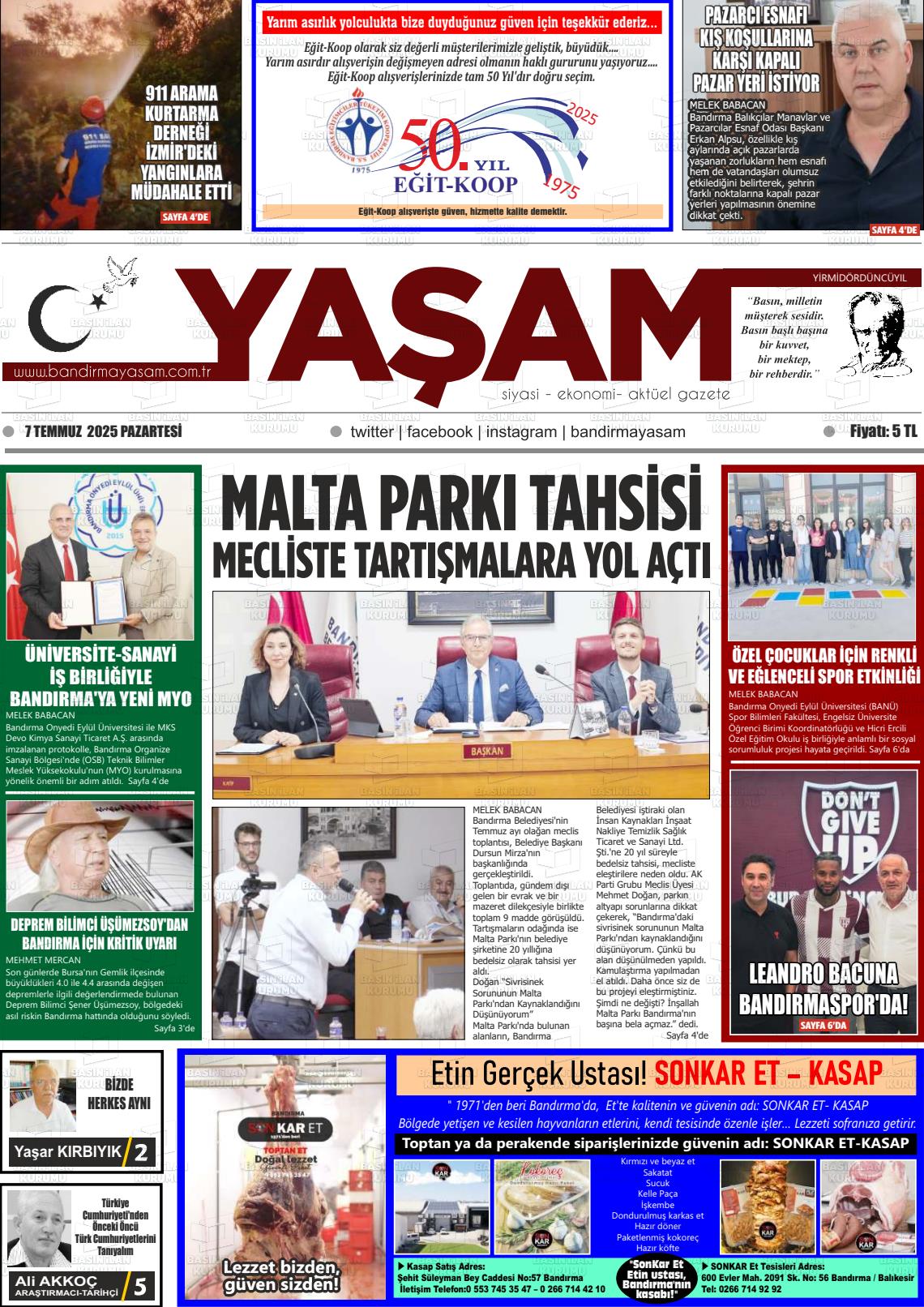 YAŞAM Gazetesi