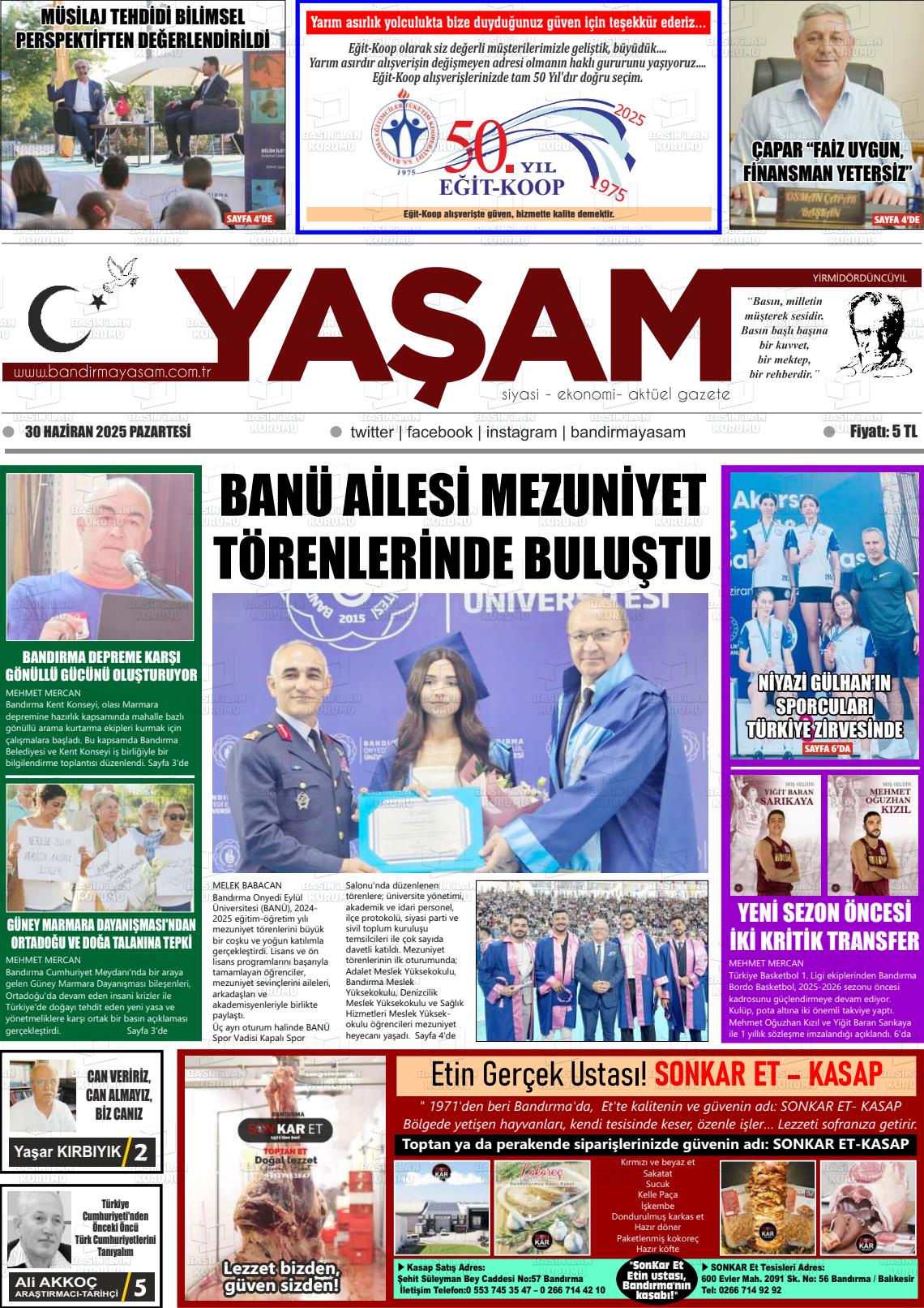 YAŞAM Gazetesi