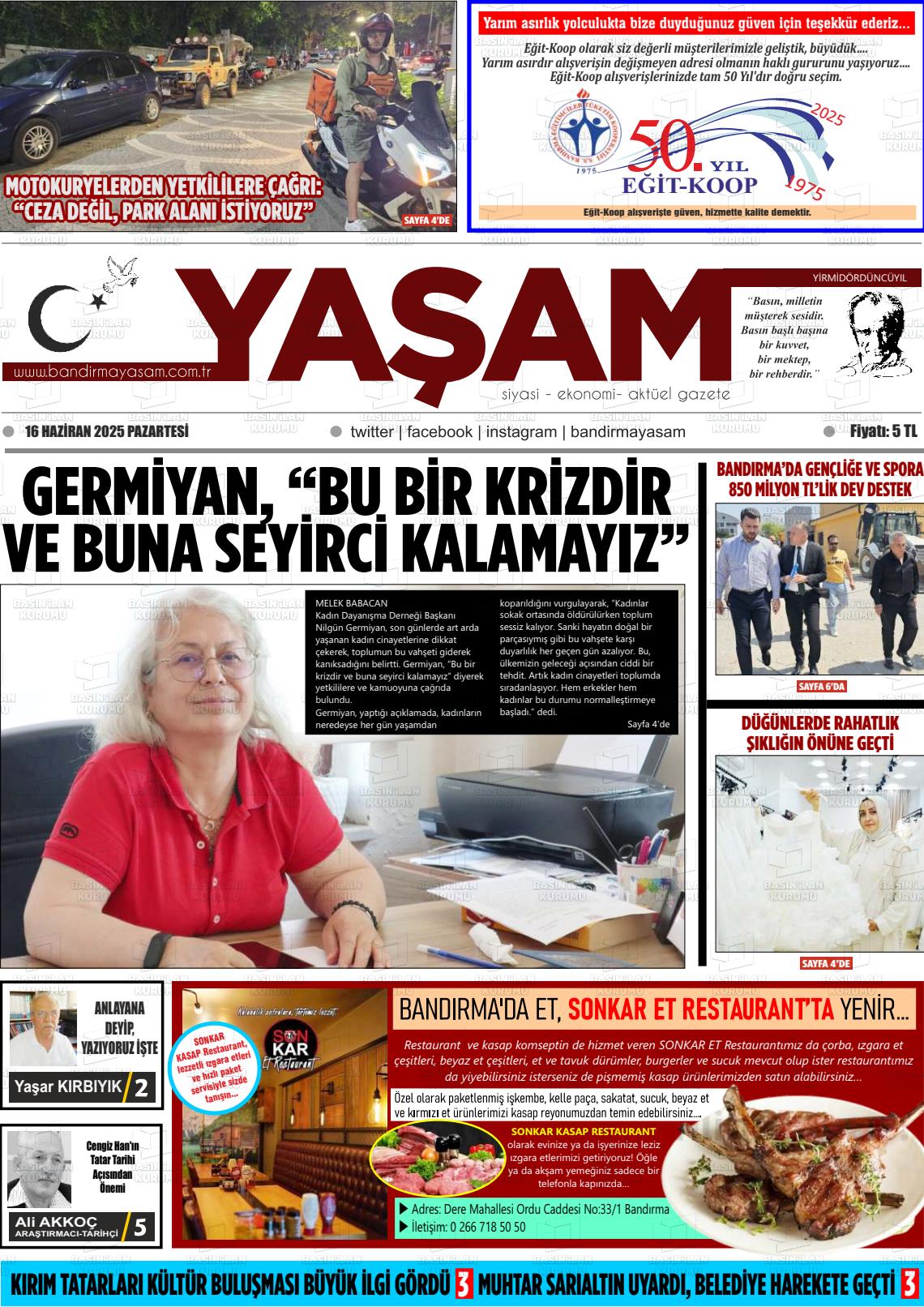 YAŞAM Gazetesi