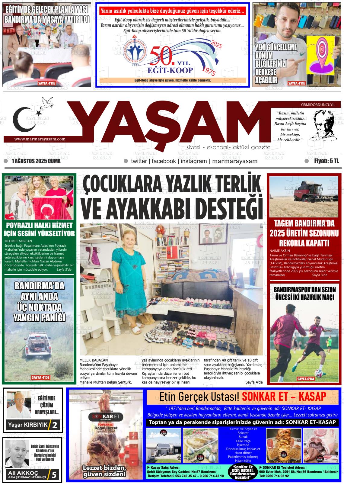 YAŞAM Gazetesi