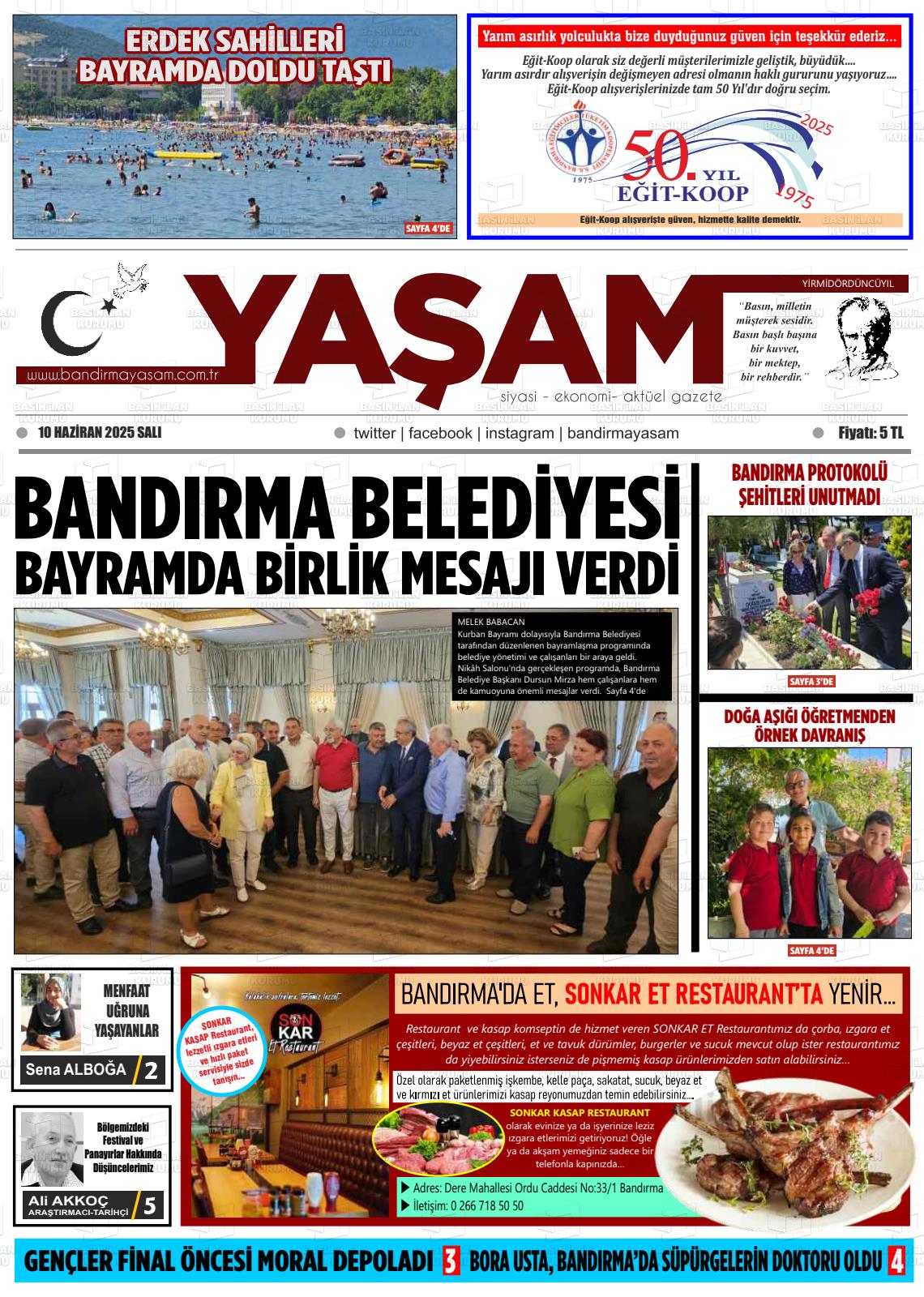 YAŞAM Gazetesi
