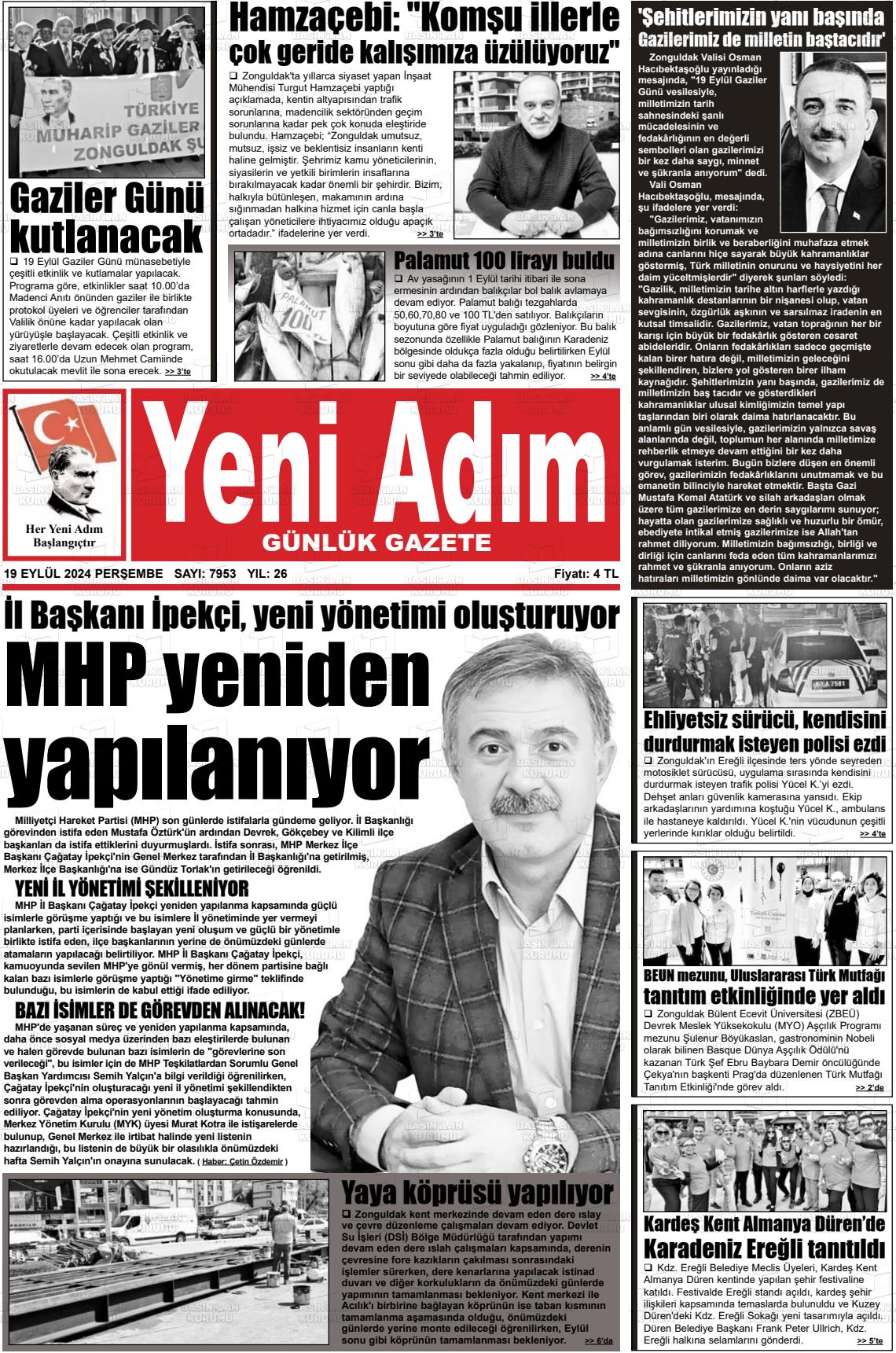 YENİ ADIM Gazetesi