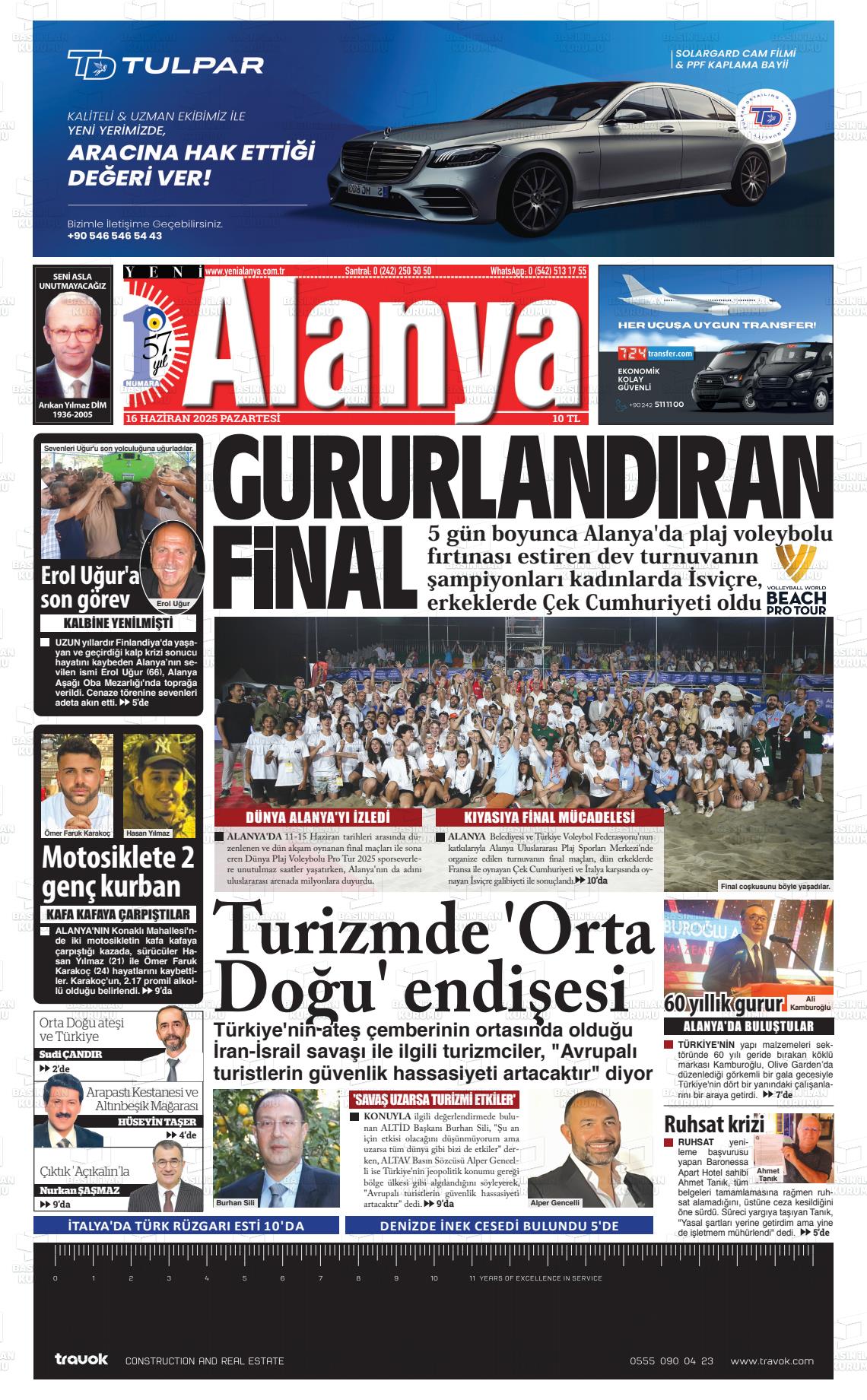 YENİ ALANYA Gazetesi