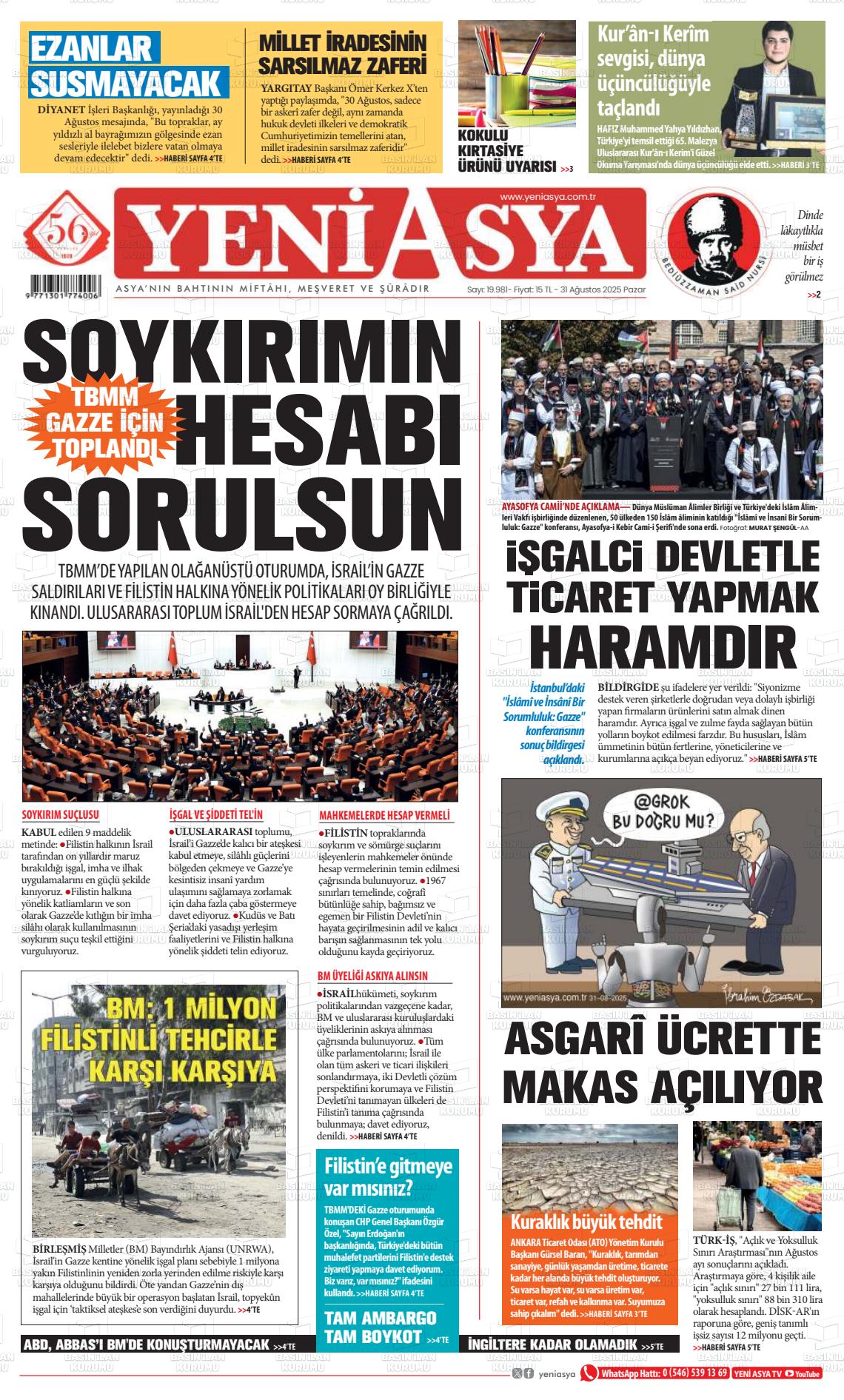 YENİ ASYA Gazetesi