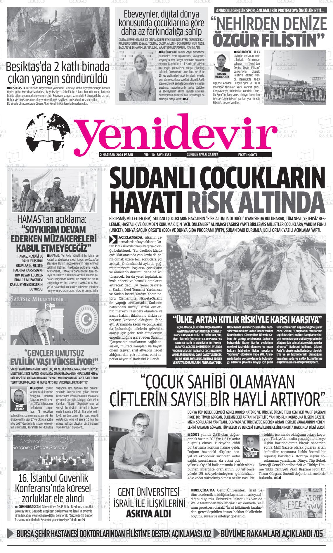 YENİ DEVİR Gazetesi