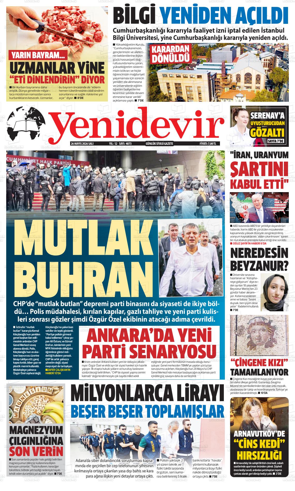 YENİ DEVİR Gazetesi