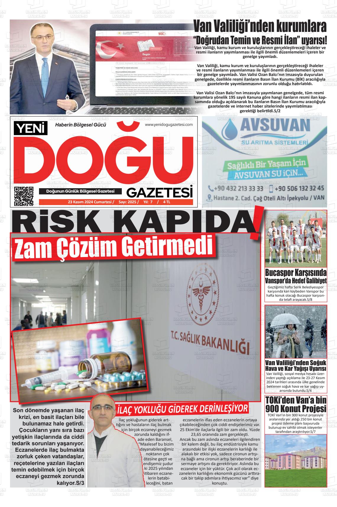 YENİ DOĞU Gazetesi