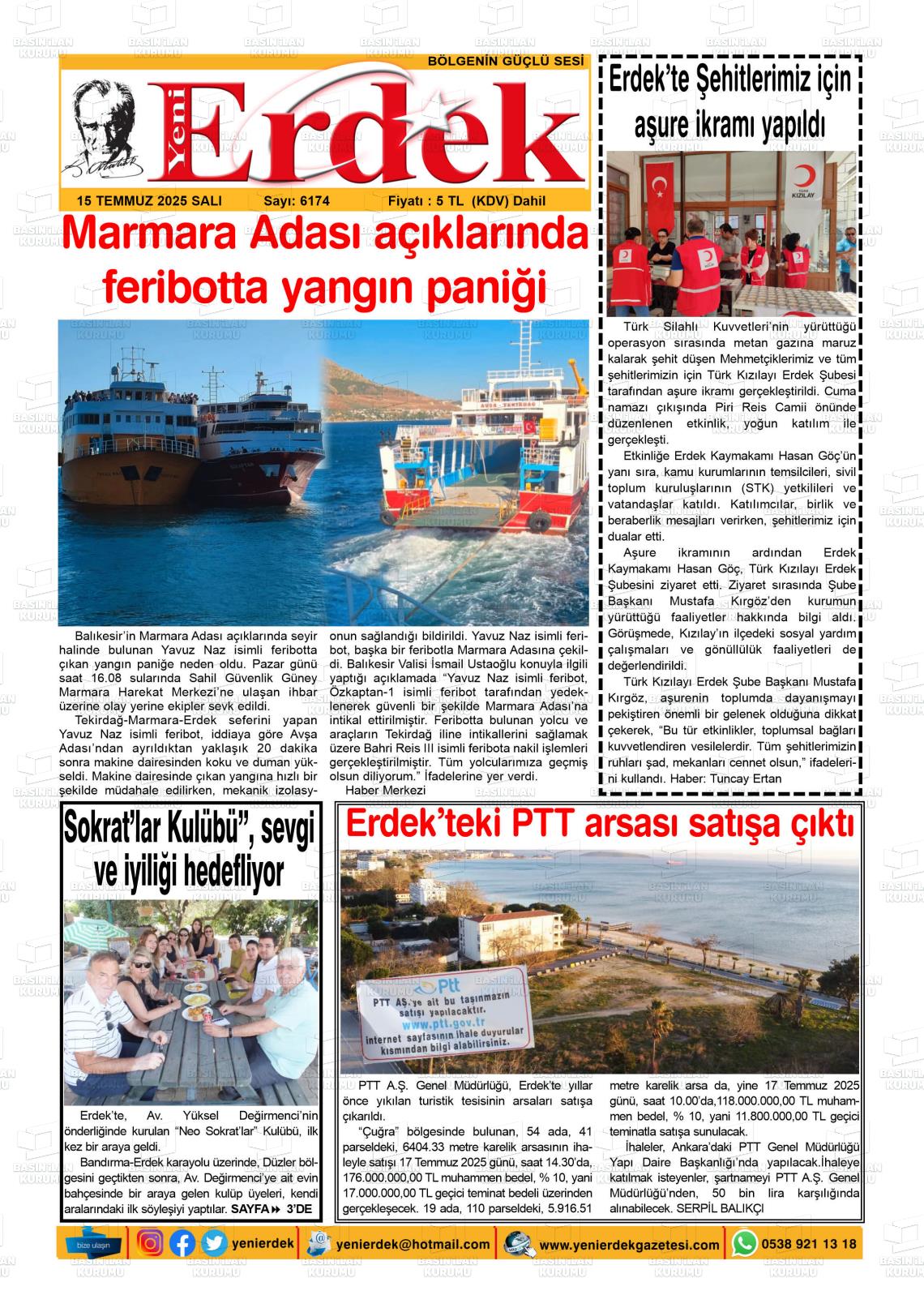 YENİ ERDEK Gazetesi