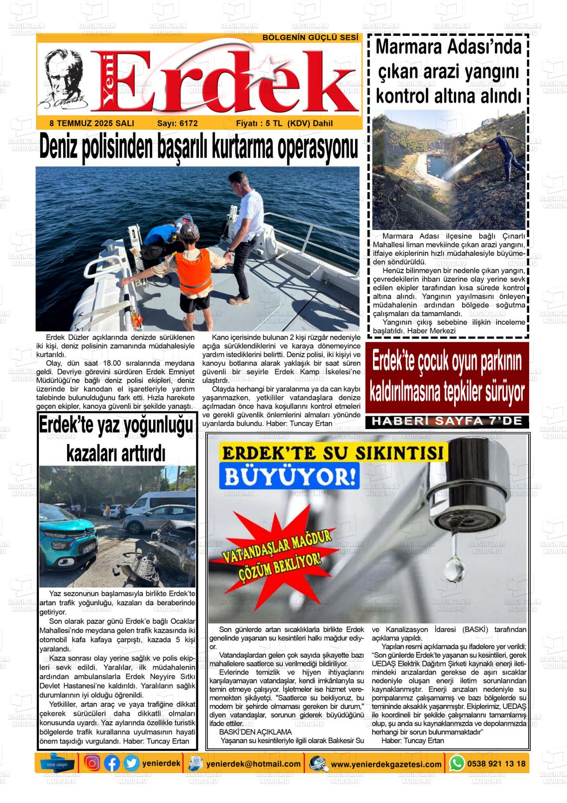 YENİ ERDEK Gazetesi