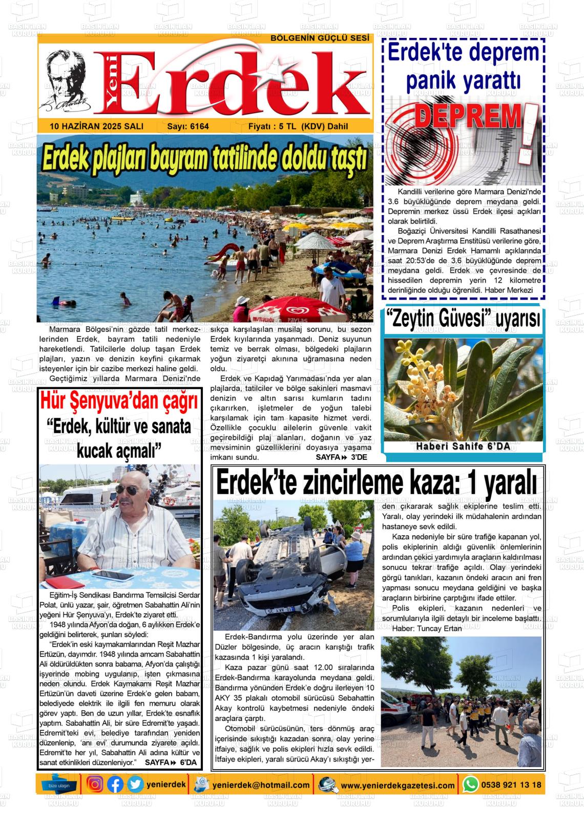 YENİ ERDEK Gazetesi