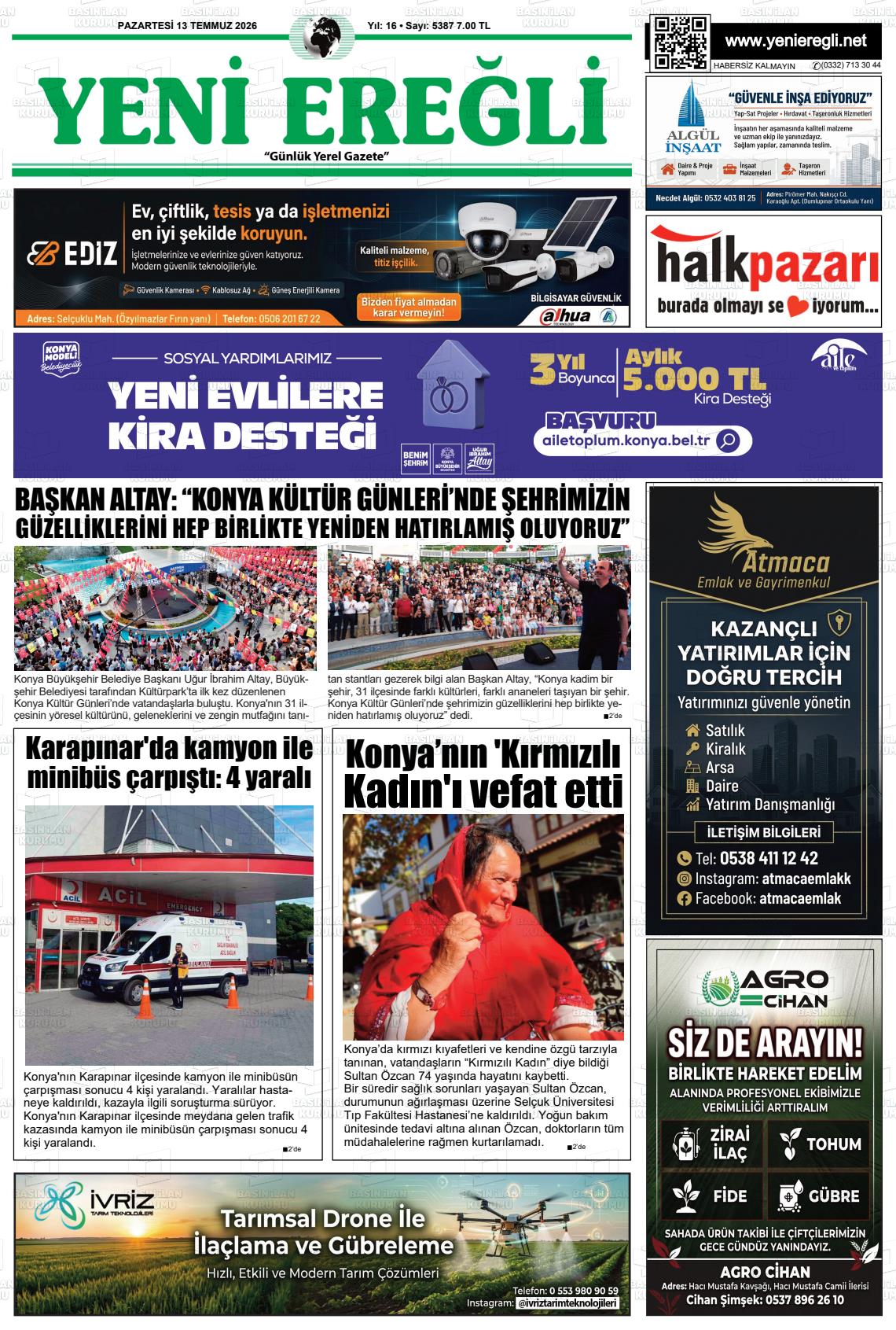 YENİ EREĞLİ Gazetesi