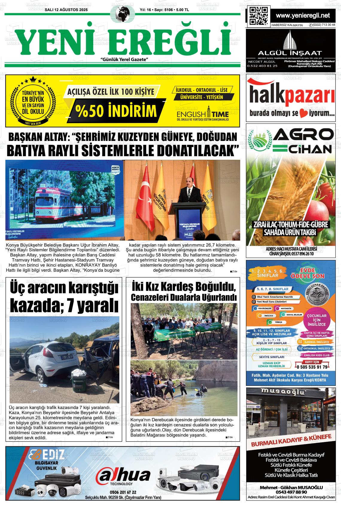 YENİ EREĞLİ Gazetesi
