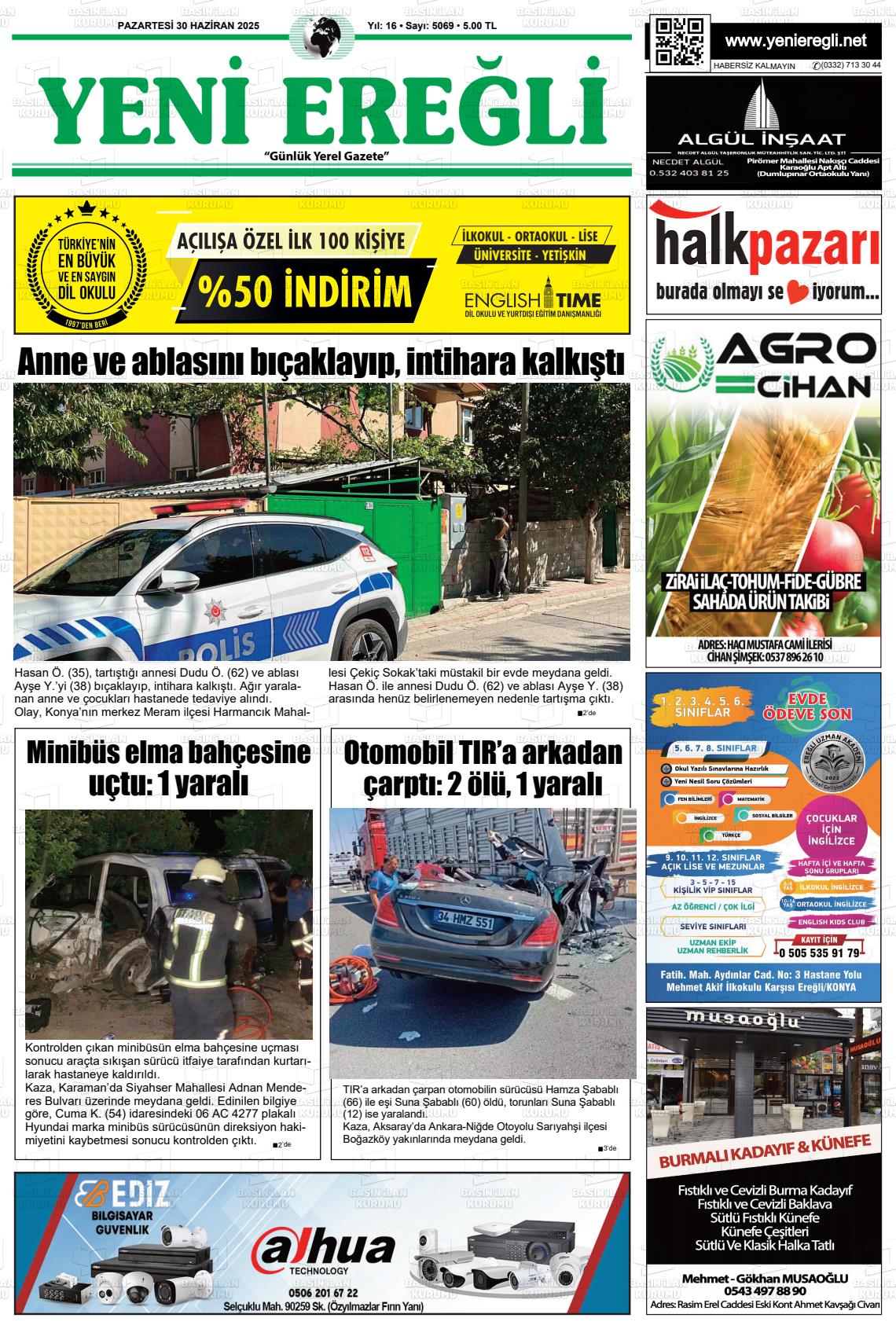 YENİ EREĞLİ Gazetesi