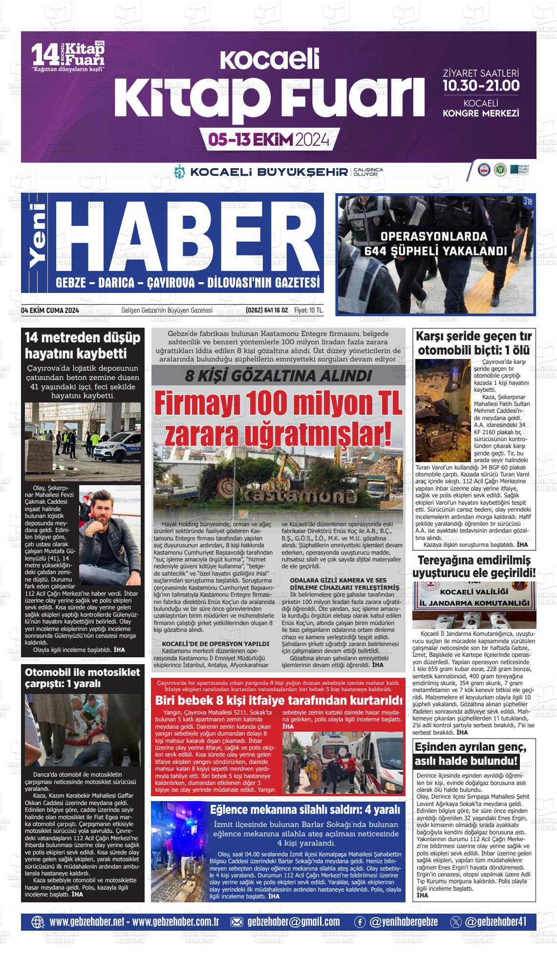 YENİ HABER Gazetesi