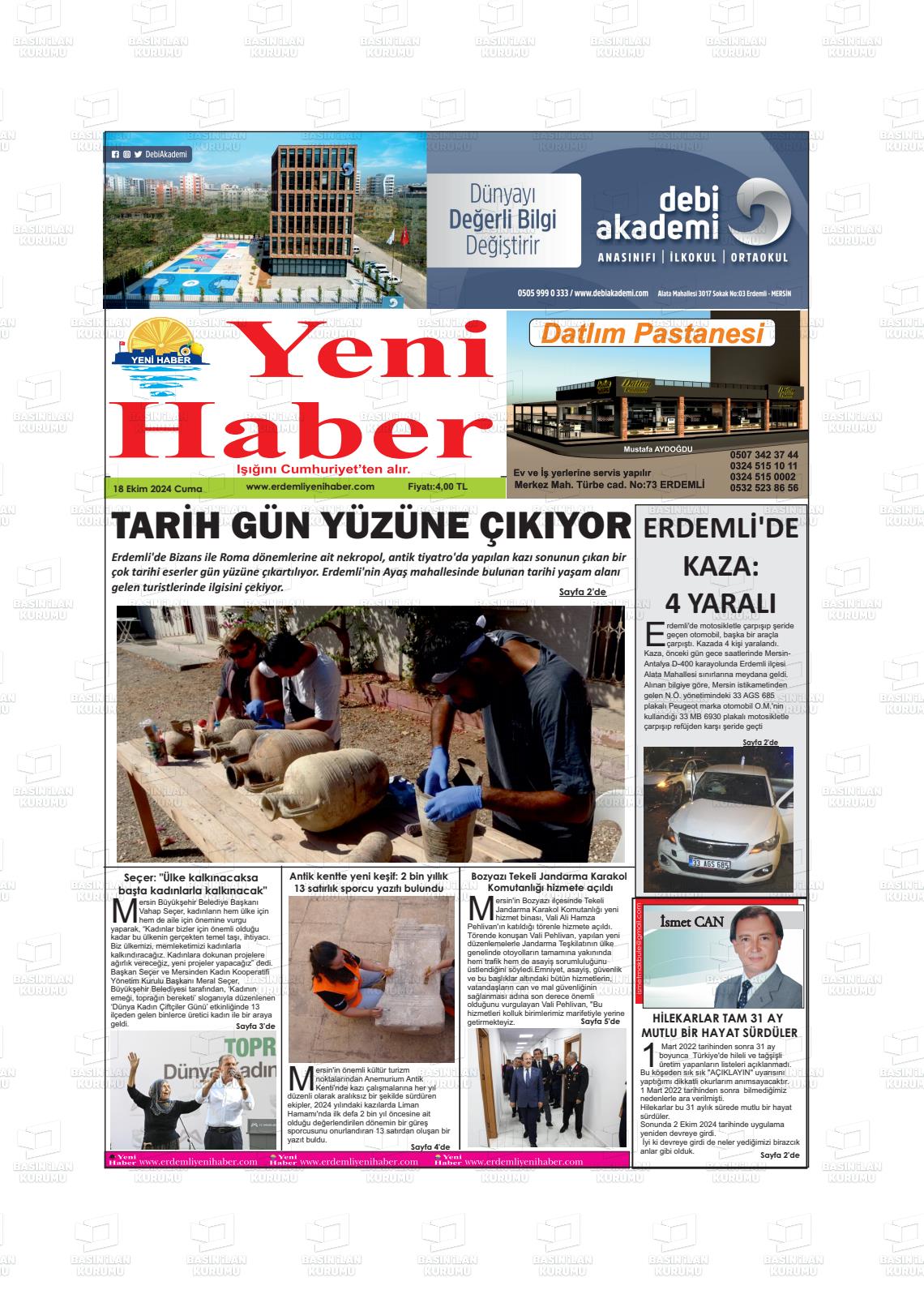 YENİ HABER Gazetesi