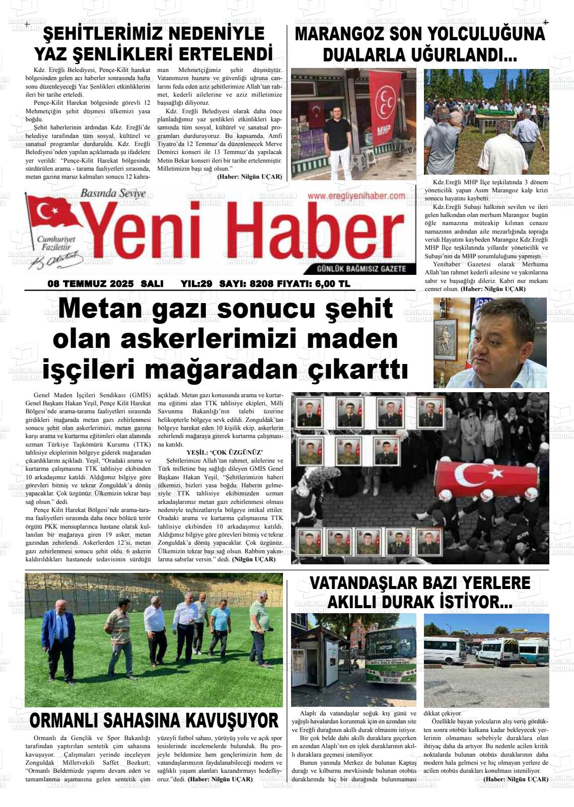 YENİ HABER Gazetesi