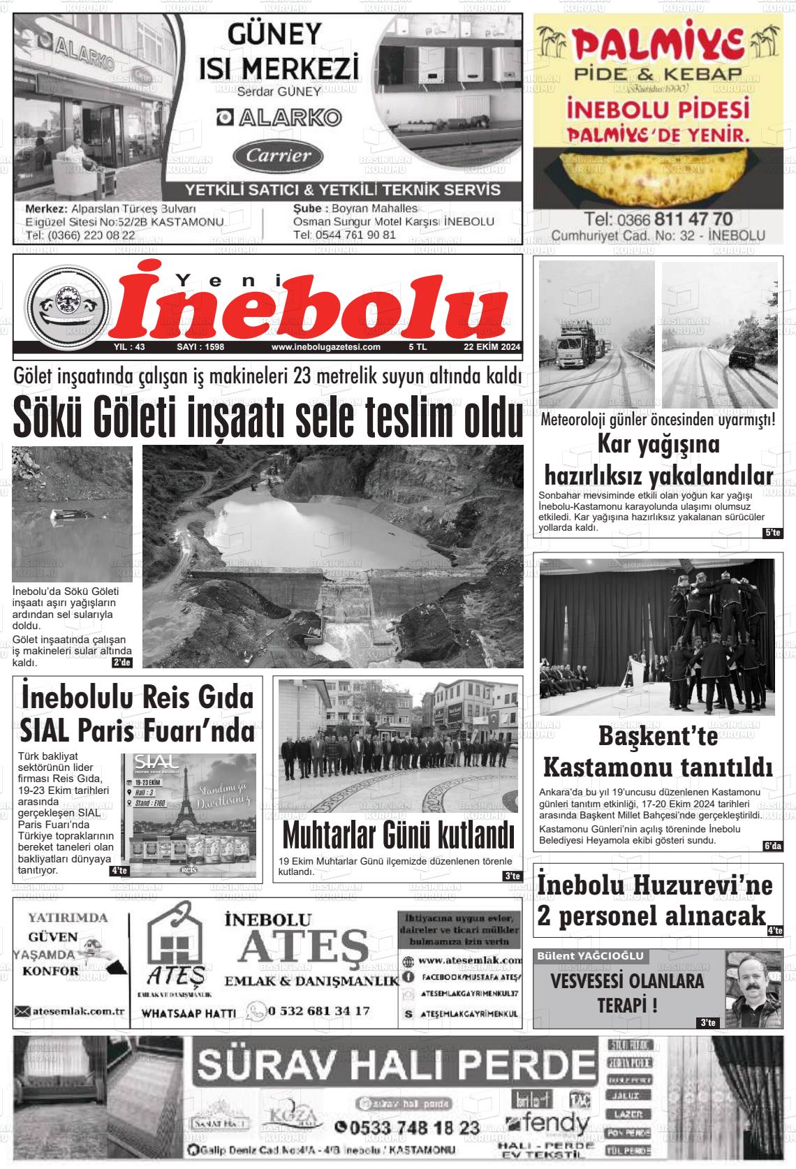 YENİ İNEBOLU Gazetesi