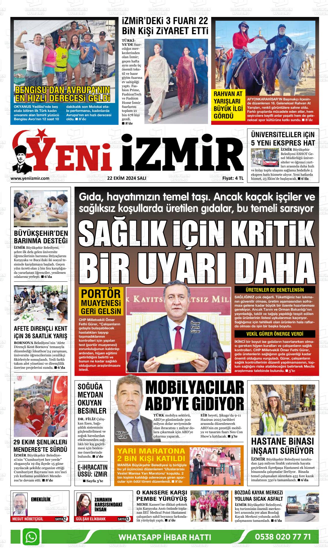 YENİ İZMİR Gazetesi