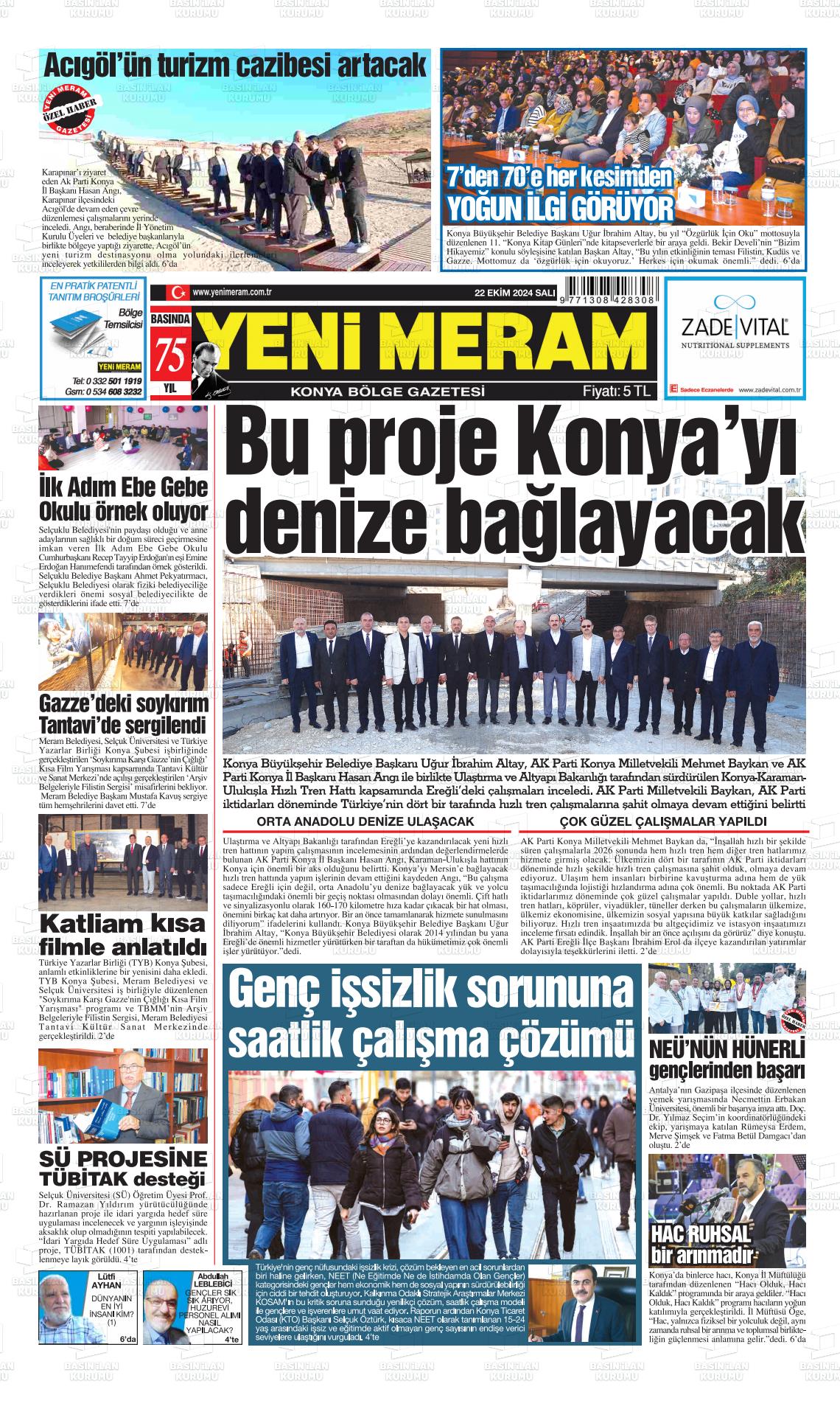 YENİ MERAM Gazetesi