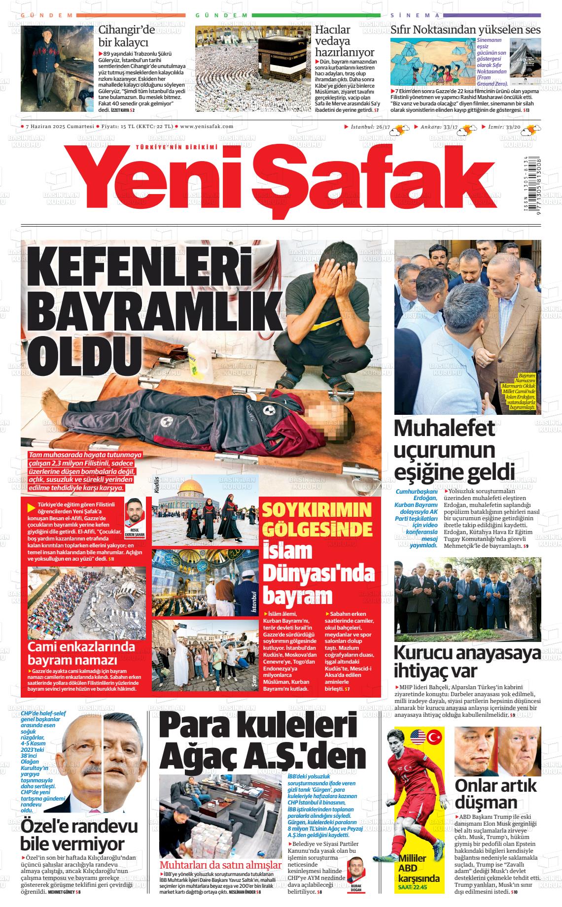 YENİ ŞAFAK Gazetesi