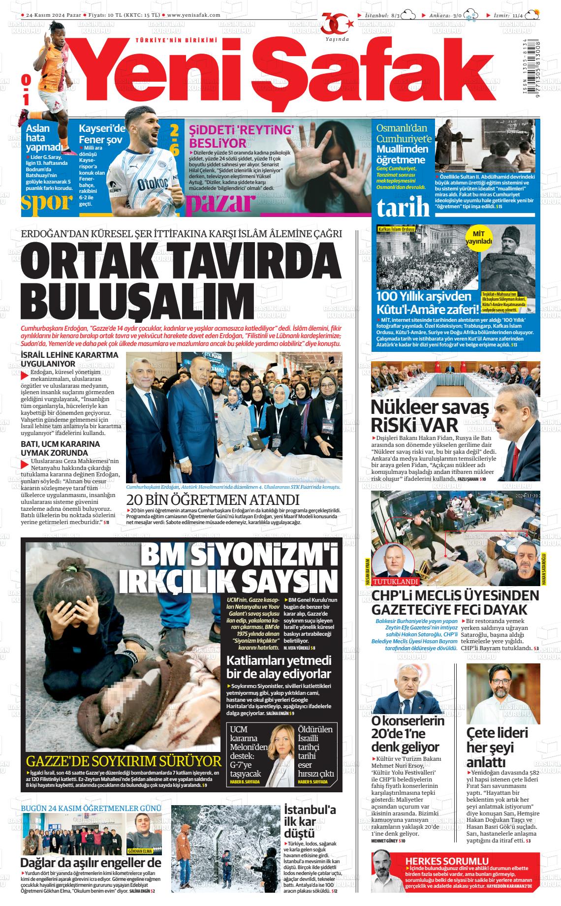 YENİ ŞAFAK Gazetesi