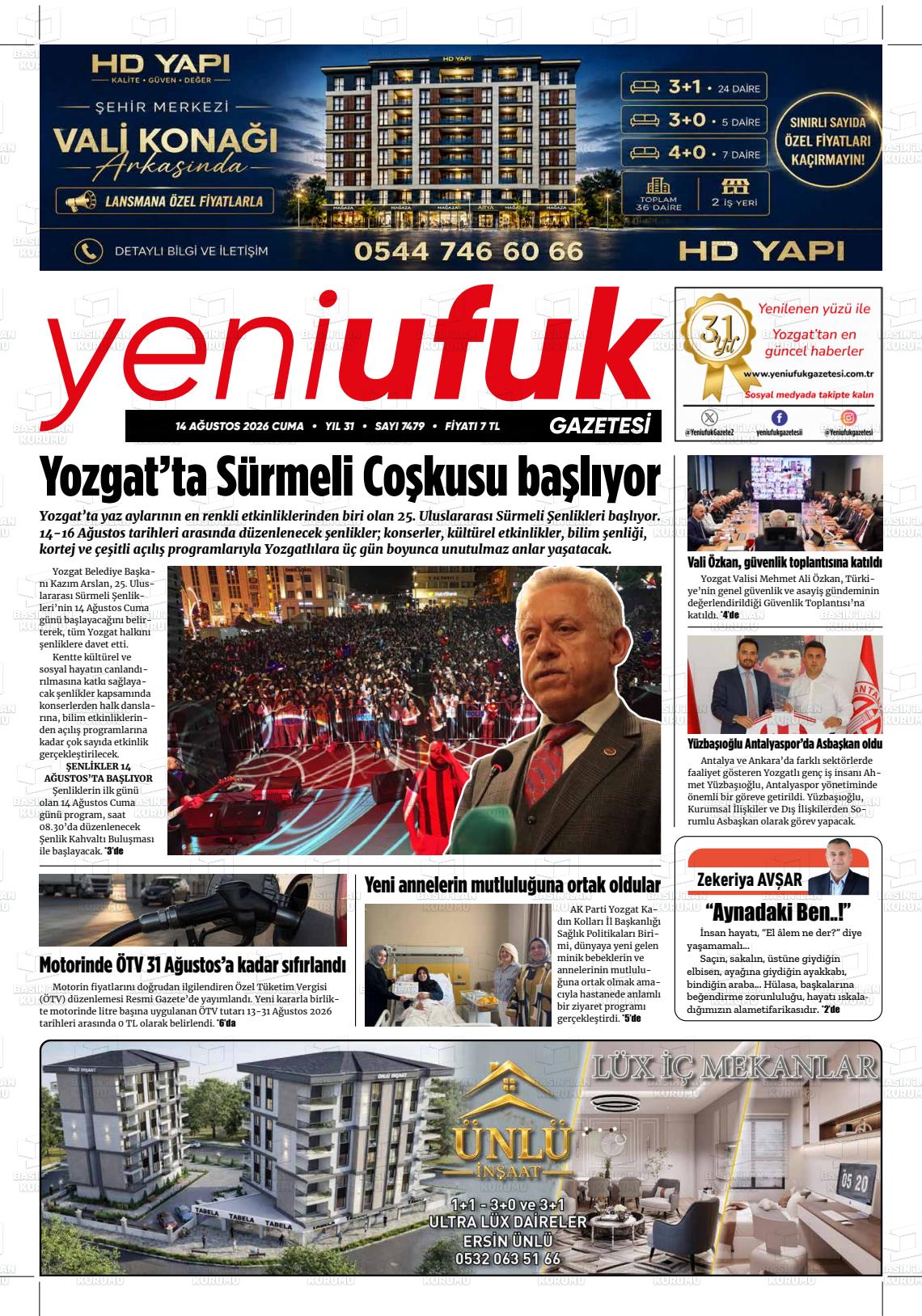 YENİ UFUK Gazetesi