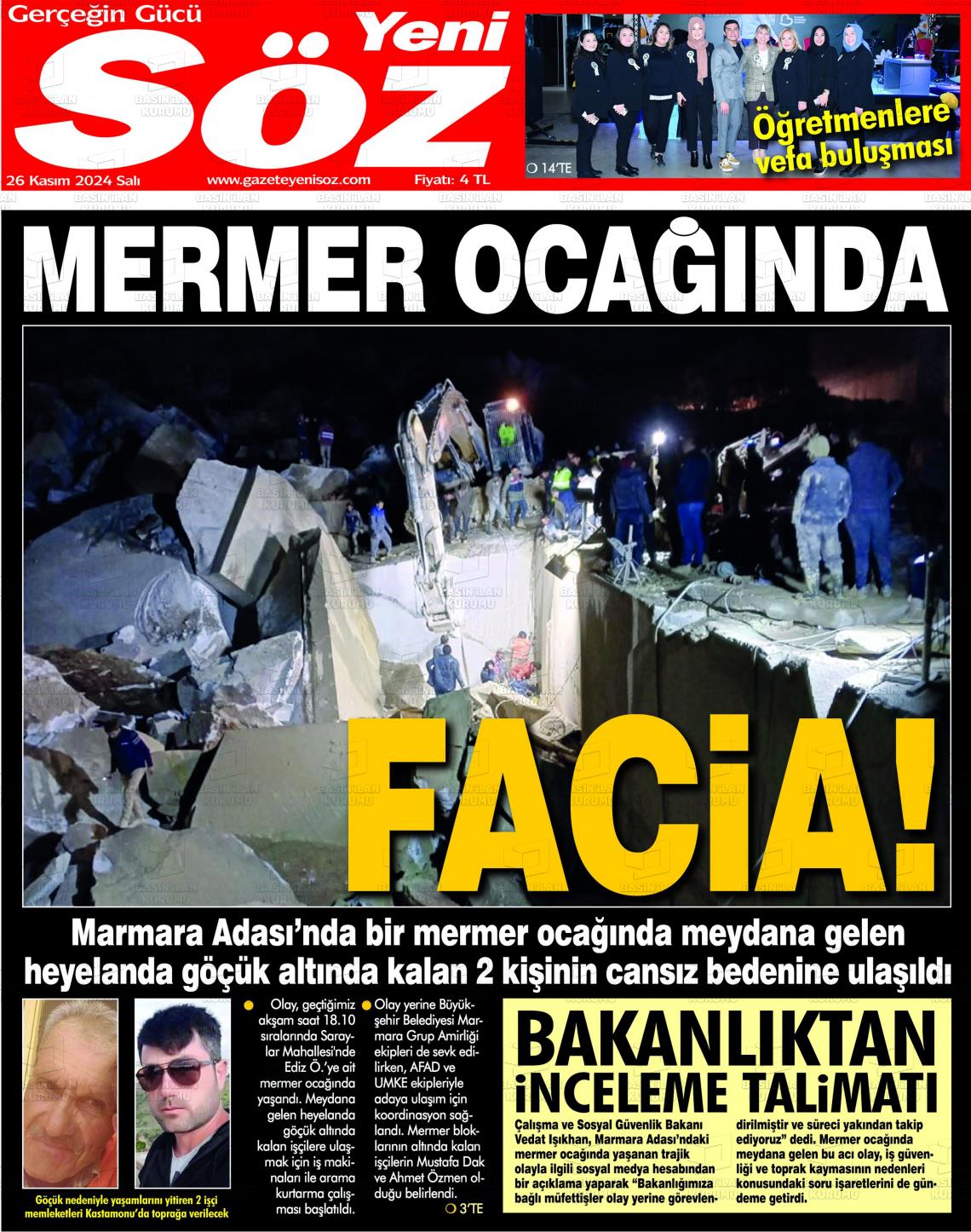 YENİSÖZ Gazetesi