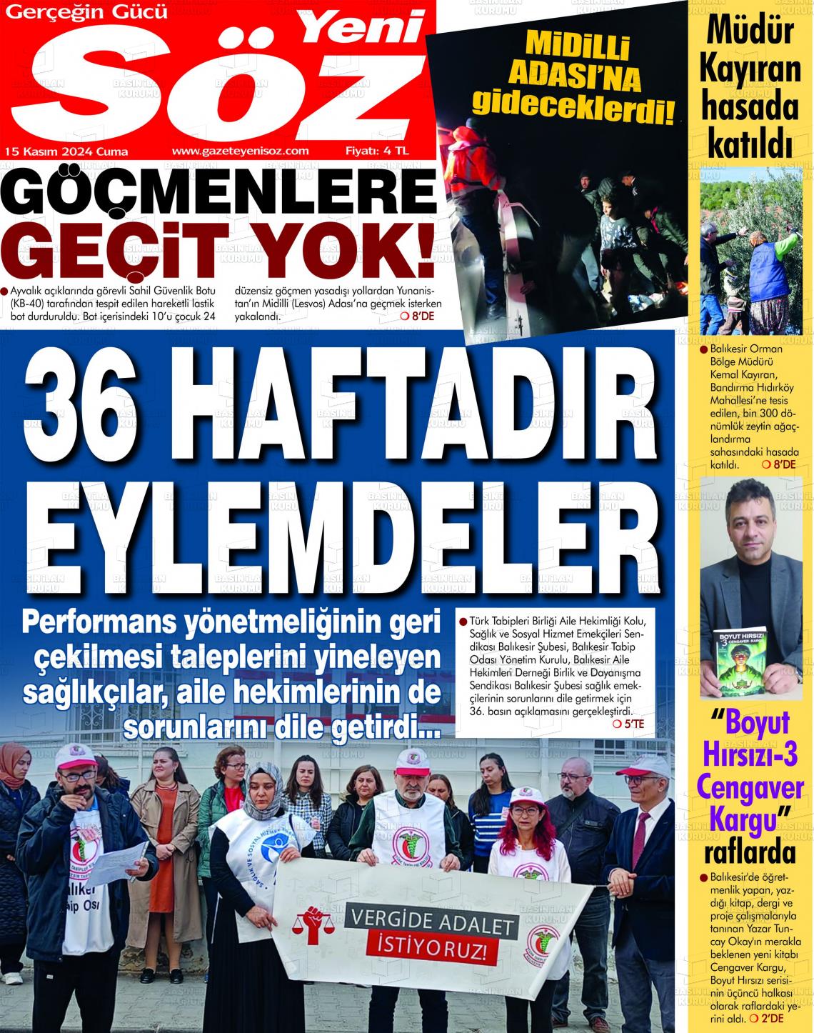 YENİSÖZ Gazetesi