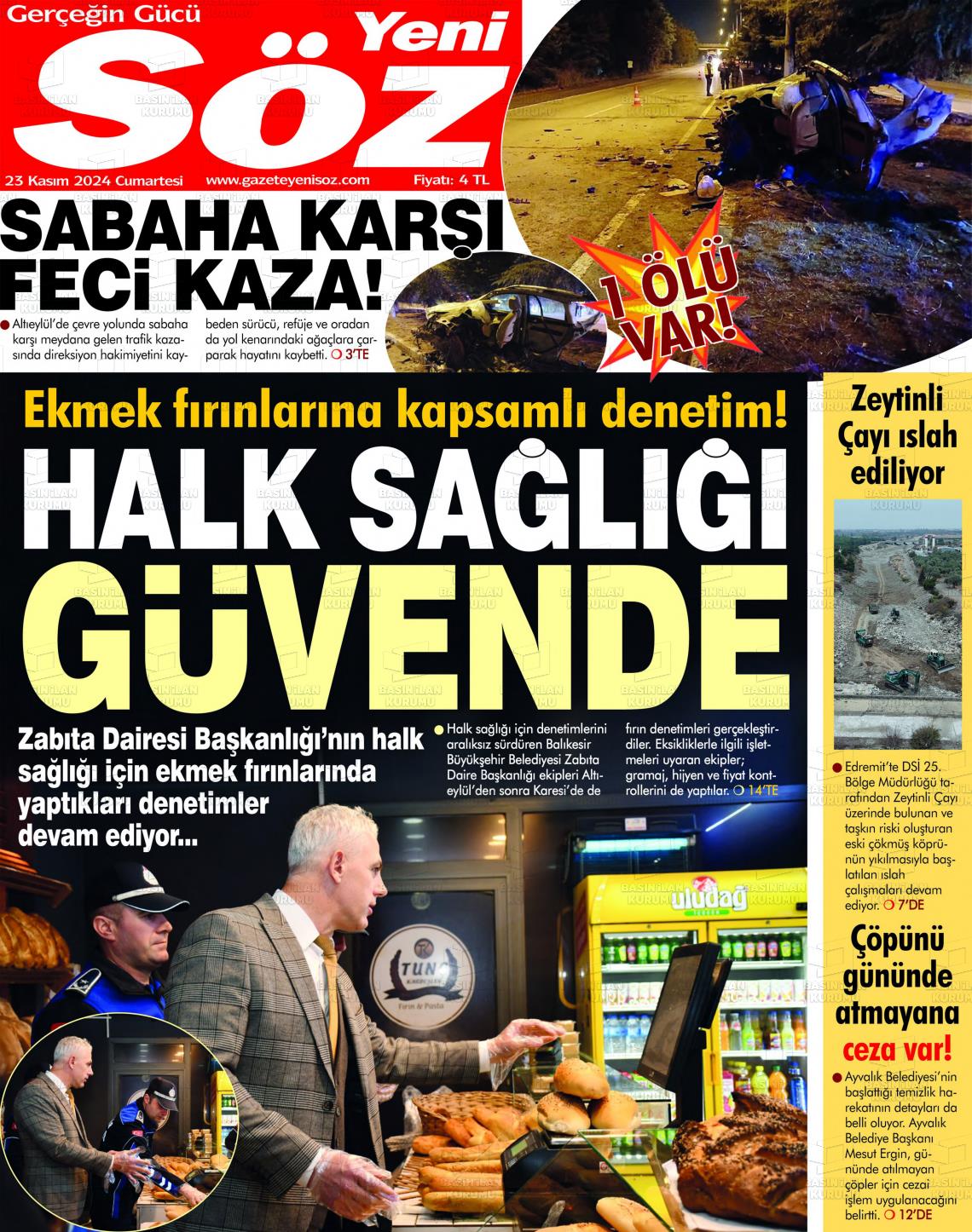 YENİSÖZ Gazetesi