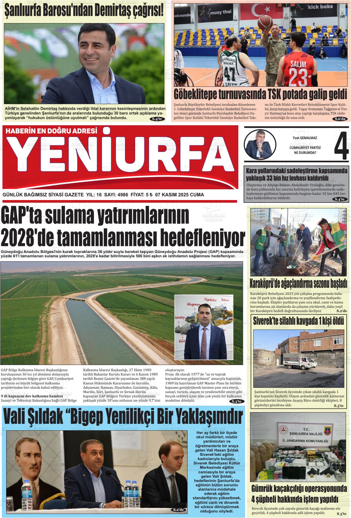 YENİURFA Gazetesi