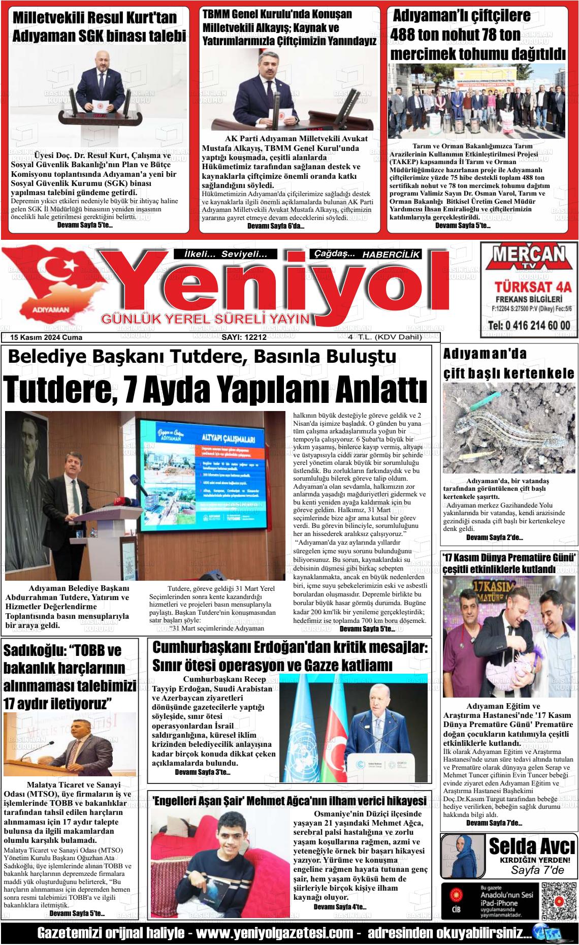 YENİYOL Gazetesi