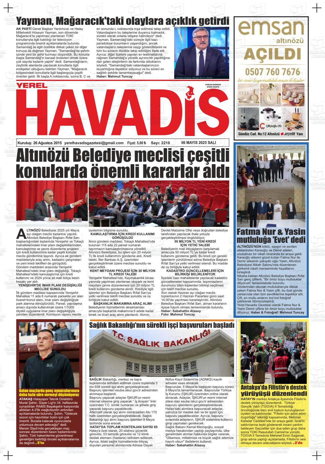 YEREL HAVADİS Gazetesi