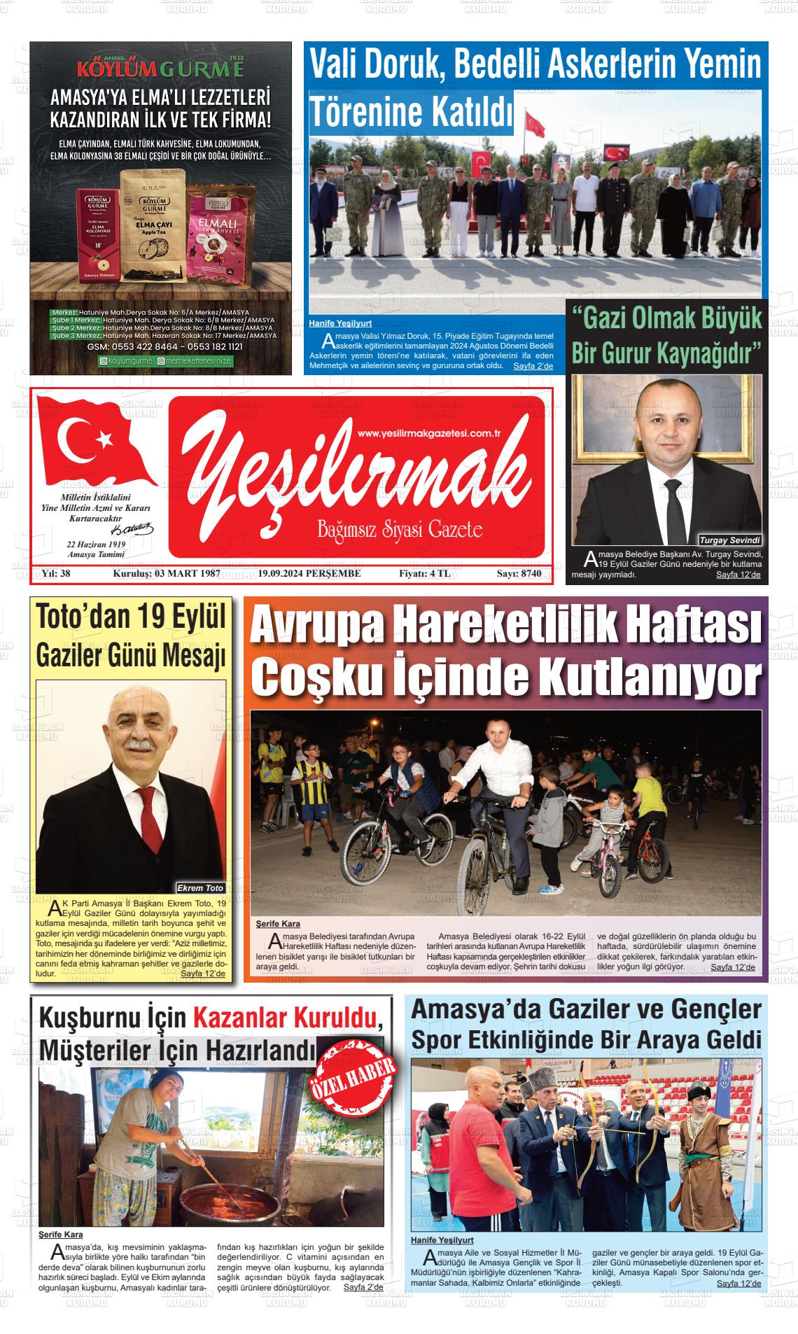 YEŞİLIRMAK Gazetesi