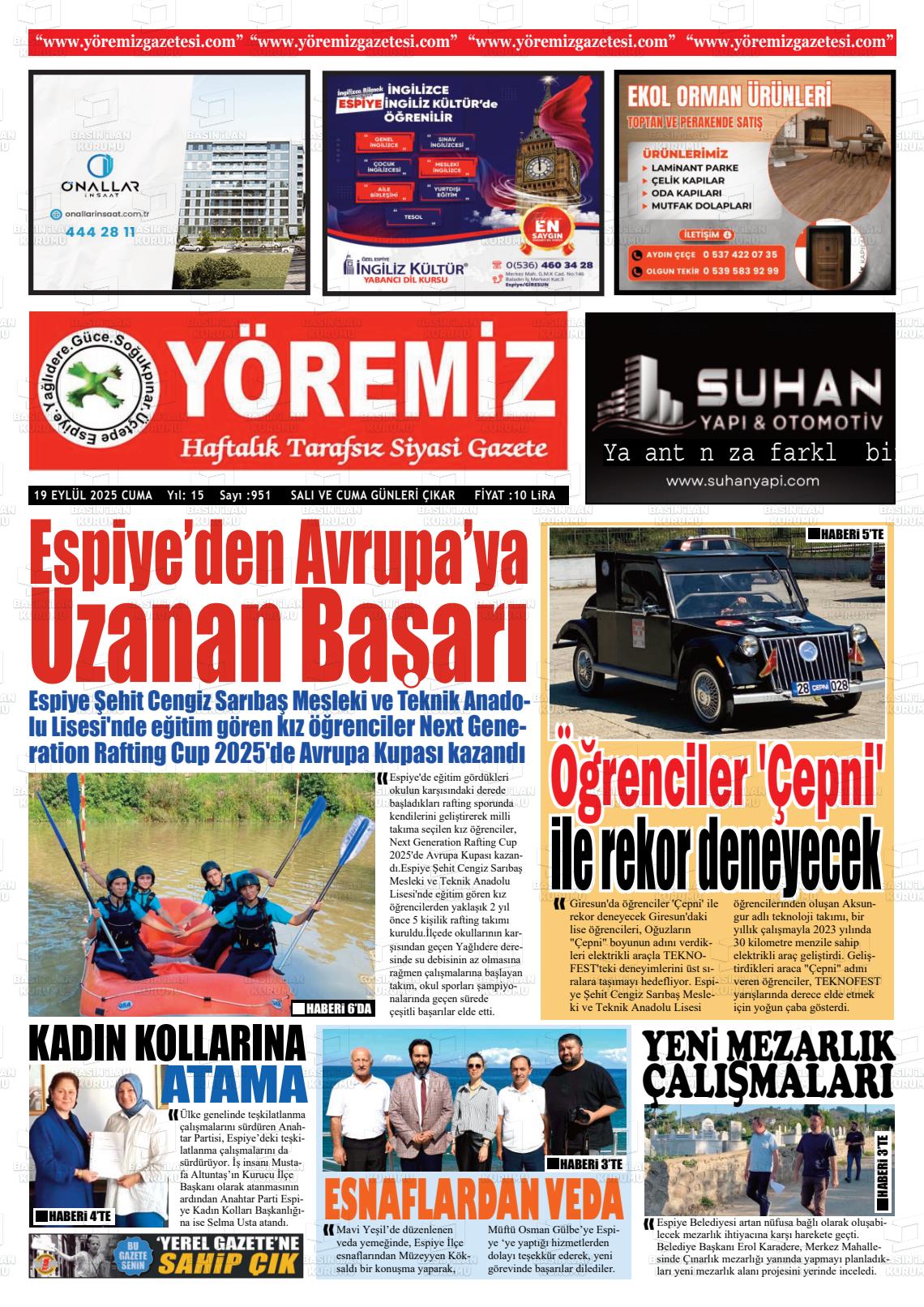 YÖREMİZ Gazetesi
