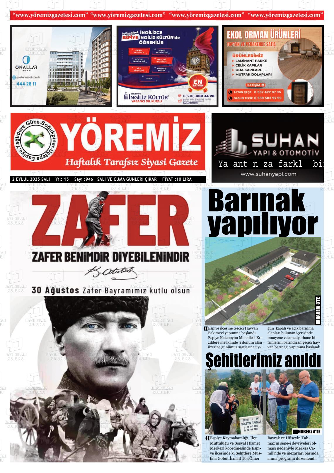 YÖREMİZ Gazetesi