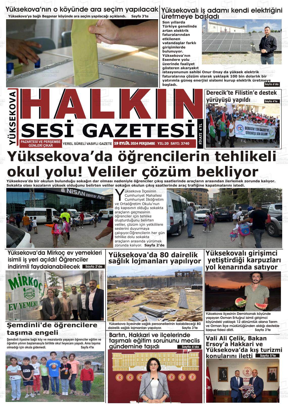 YÜKSEKOVA HALKIN SESİ Gazetesi