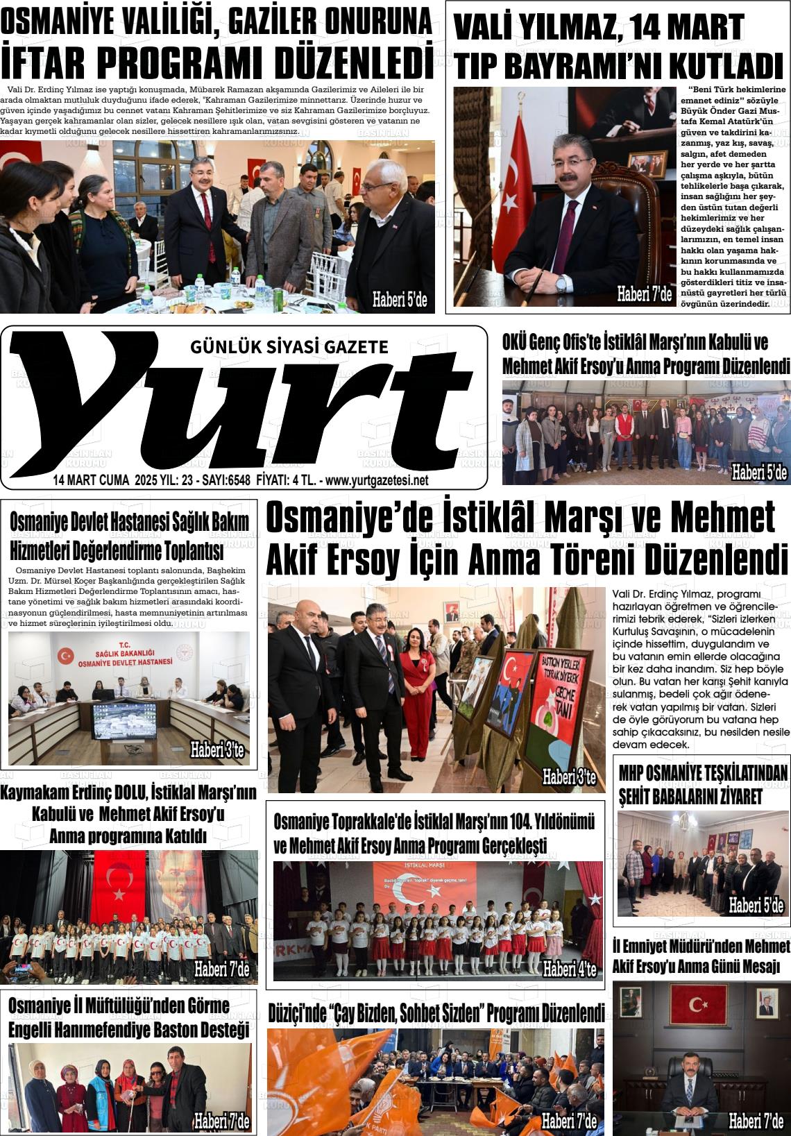 YURT Gazetesi