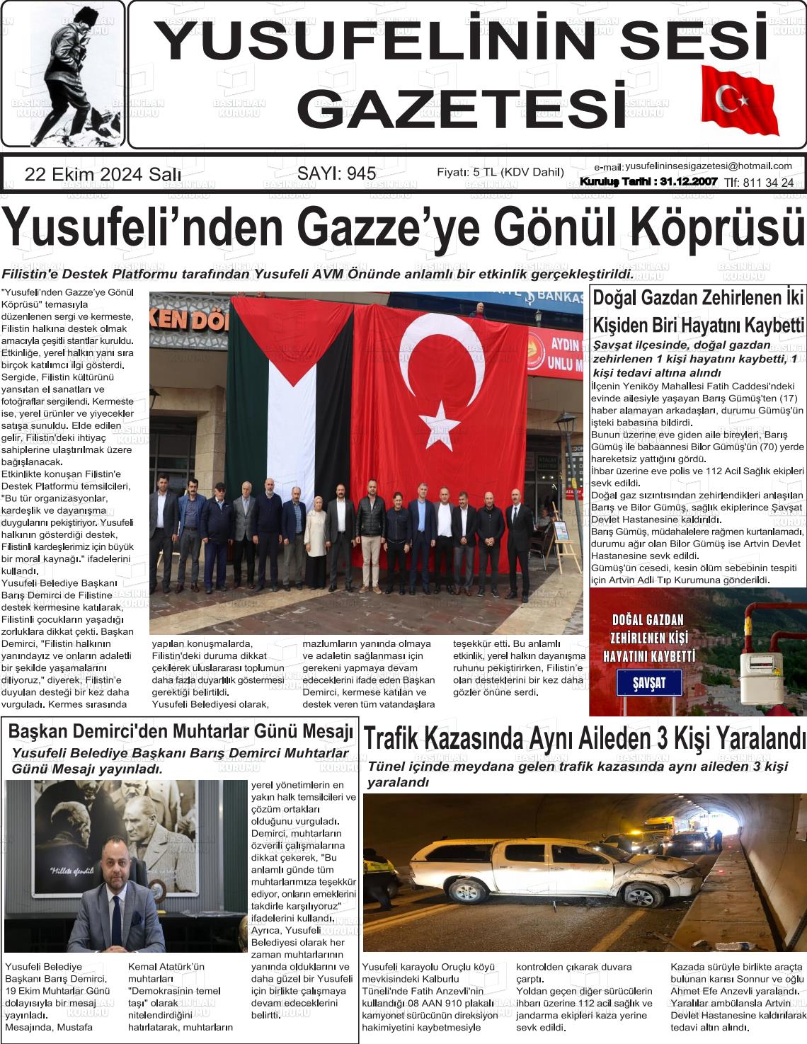 YUSUFELİNİN SESİ Gazetesi