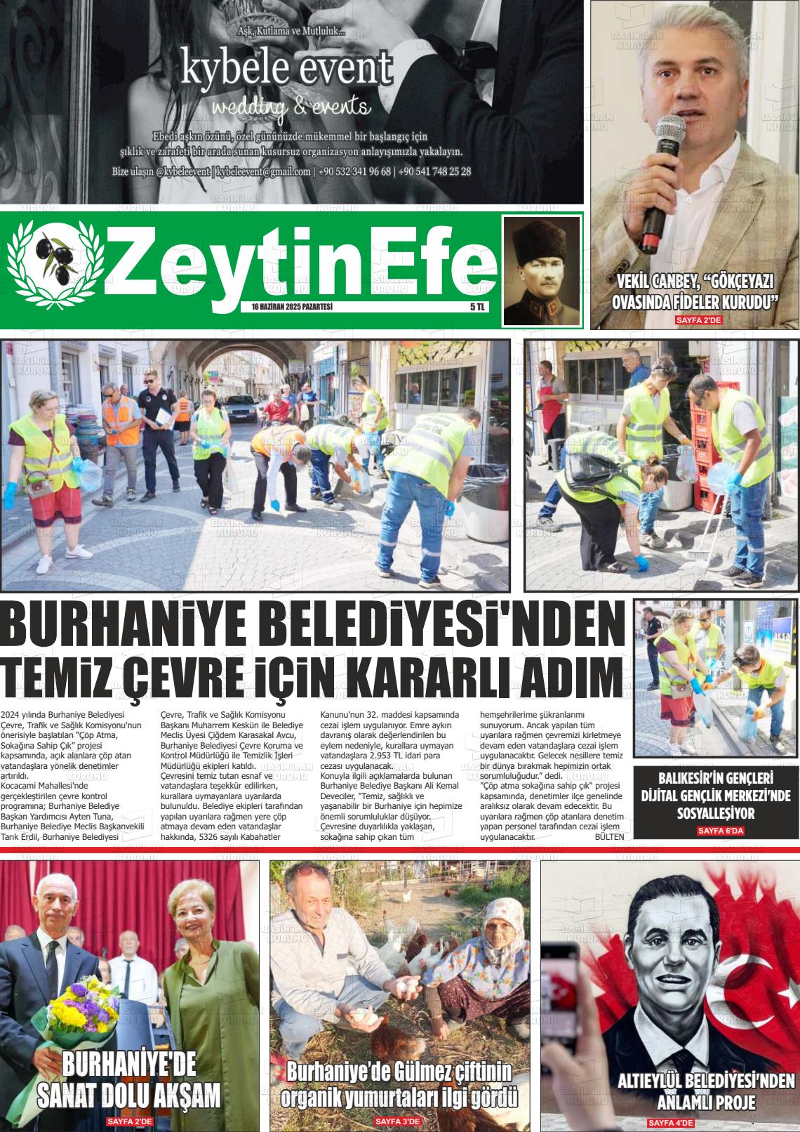 ZEYTİN EFE Gazetesi