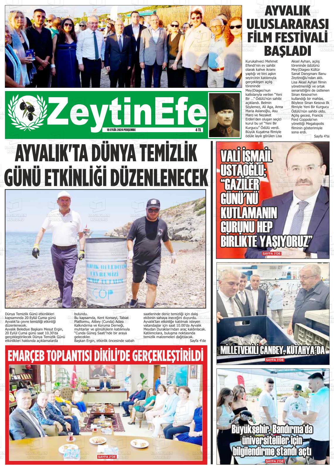 ZEYTİN EFE Gazetesi